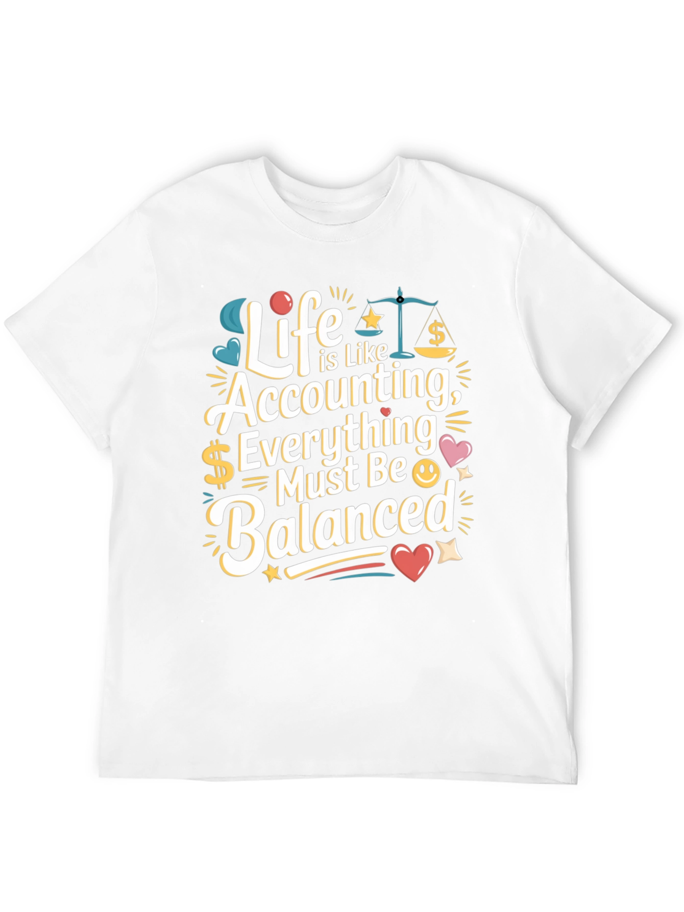 Accounting Life T-Shirt - Balanced Bookkeeping Tee