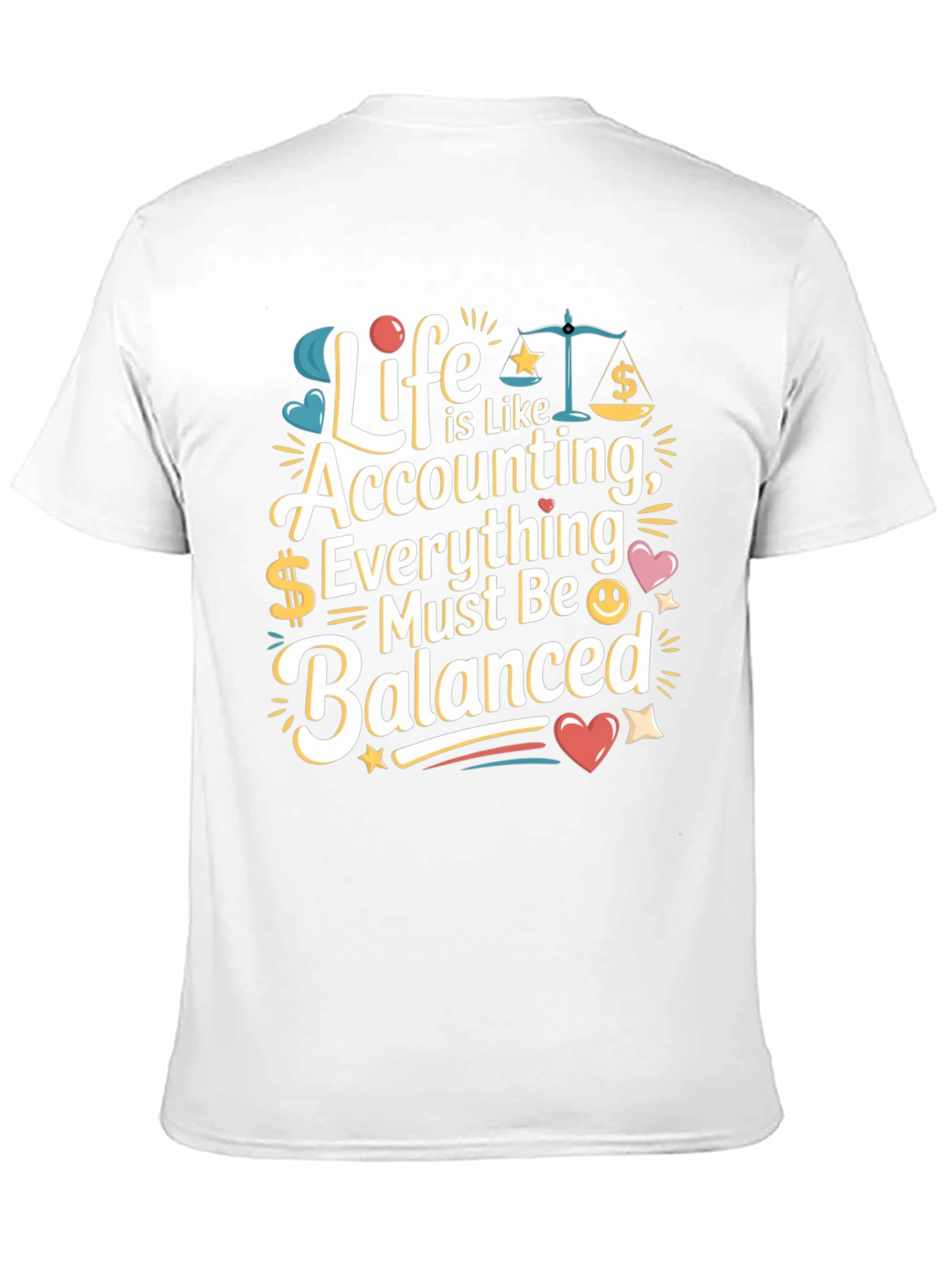 Accounting Life T-Shirt - Balanced Bookkeeping Tee