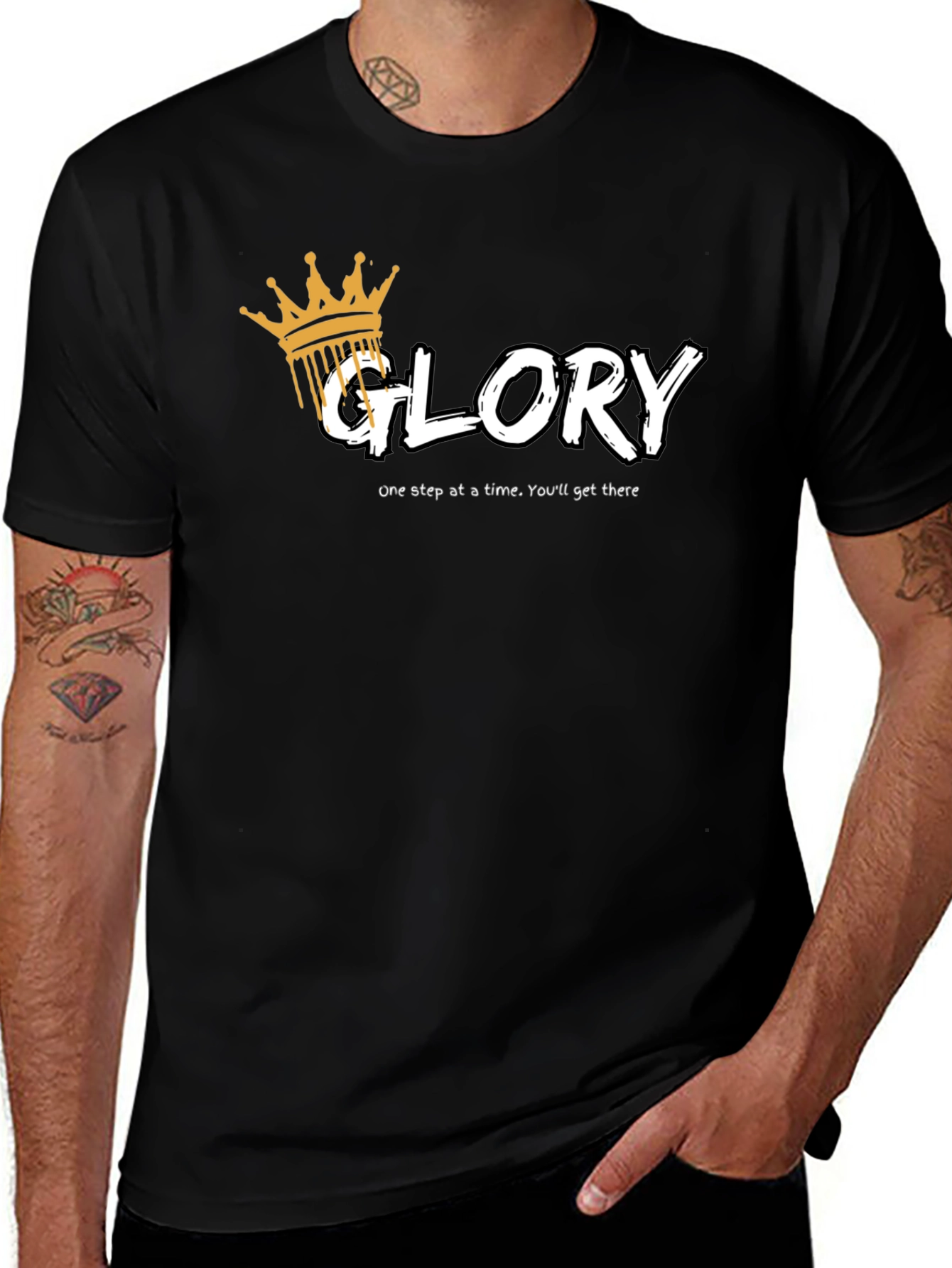 Glory Graphic T-Shirt - Inspirational Design