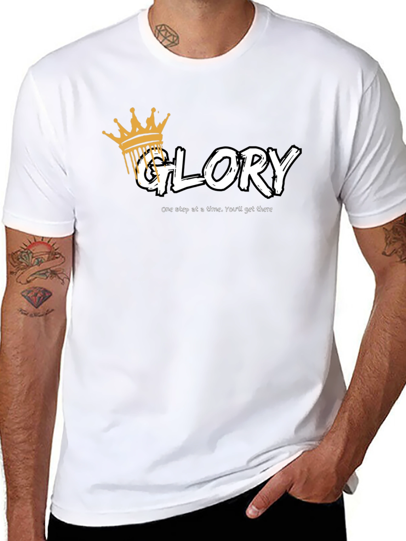 Glory Graphic T-Shirt - Inspirational Design