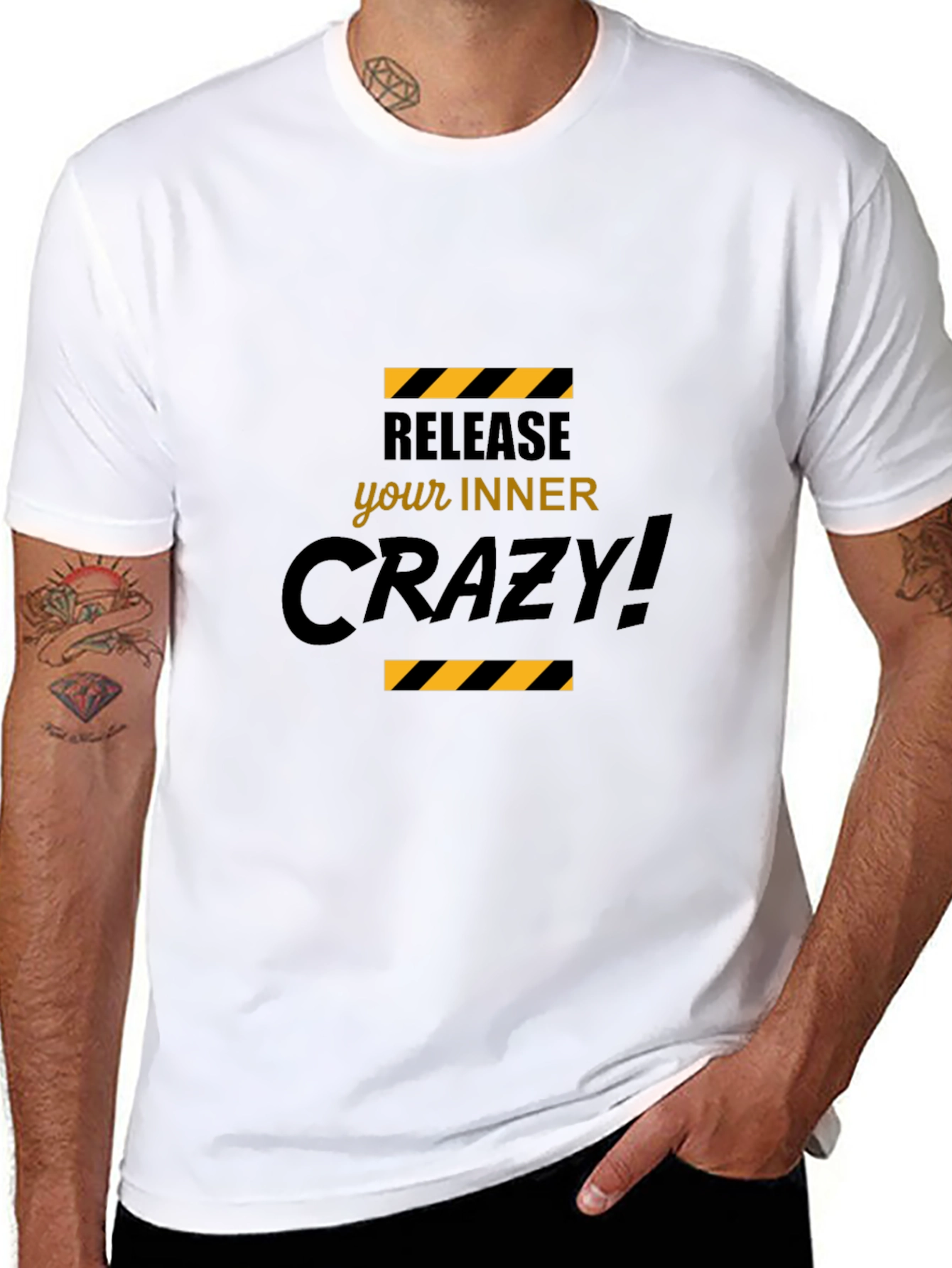 Release Your Inner Crazy Black T-Shirt