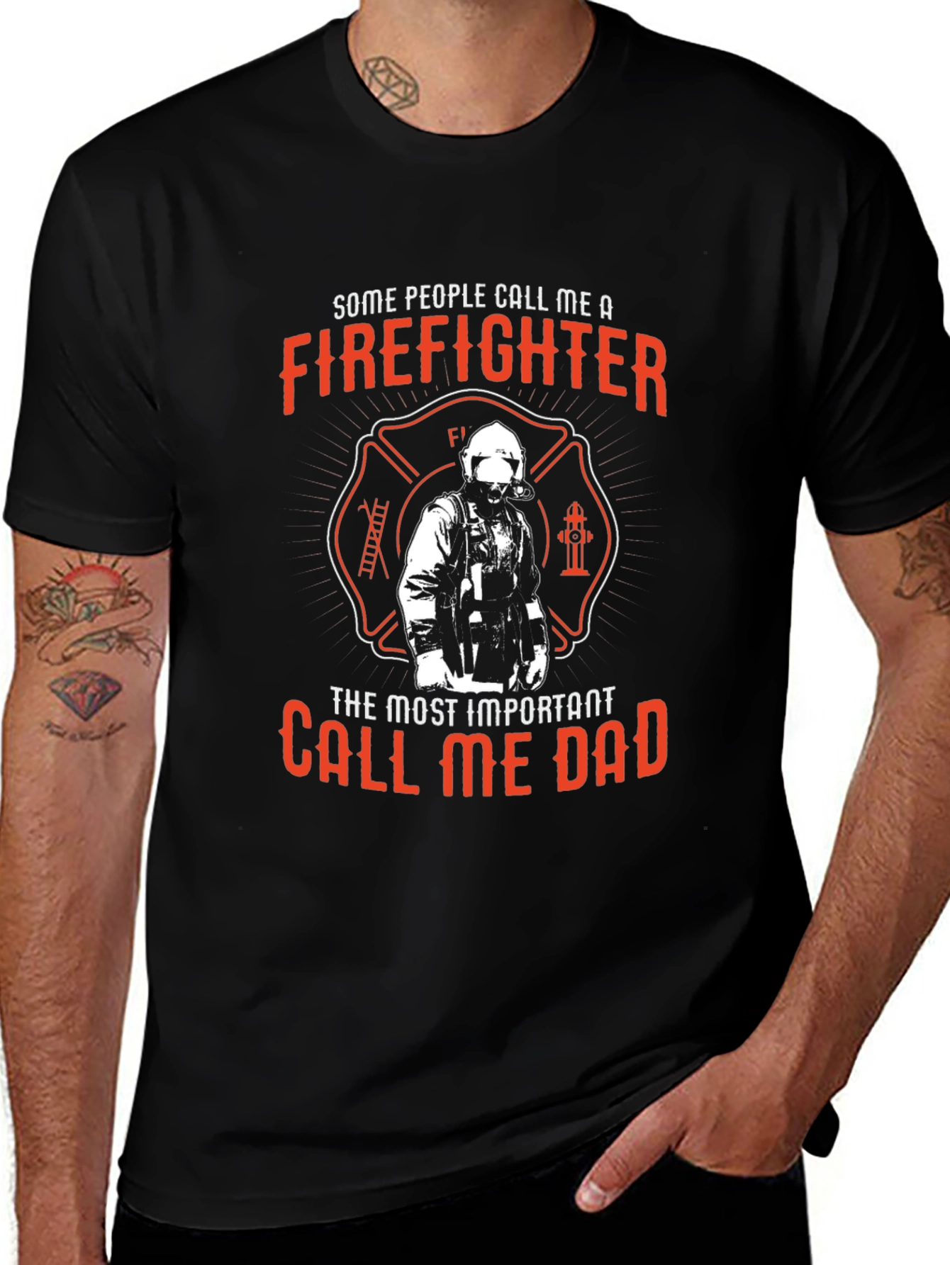 Firefighter Dad T-Shirt