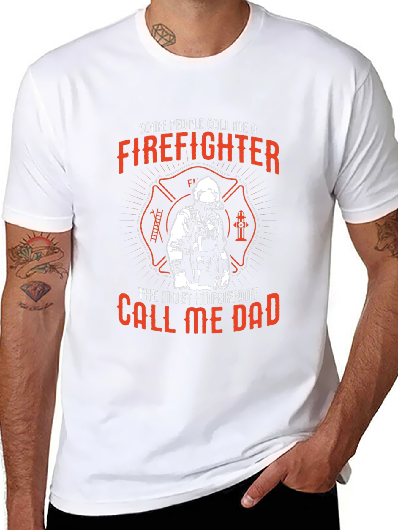 Firefighter Dad T-Shirt
