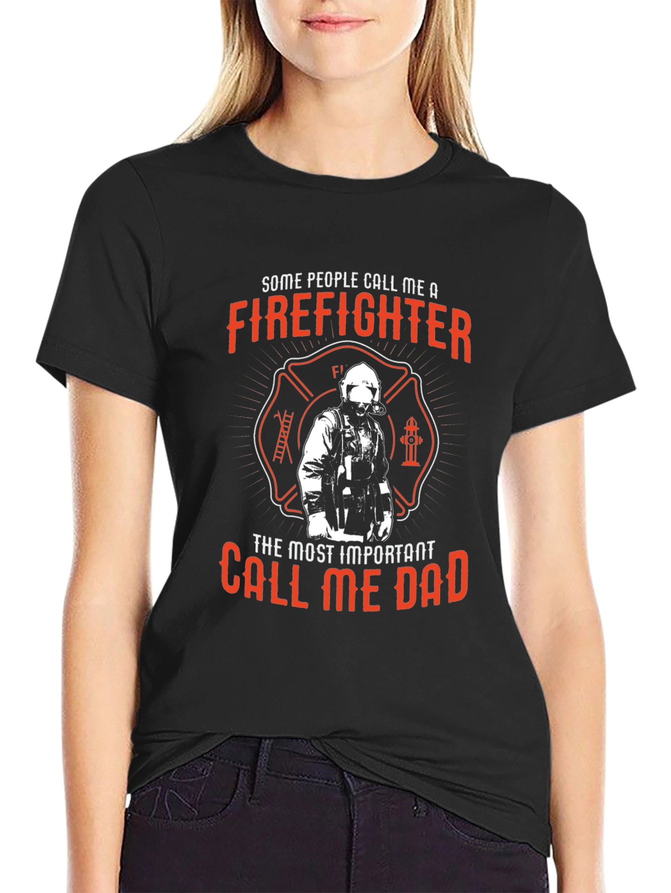 Firefighter Dad T-Shirt