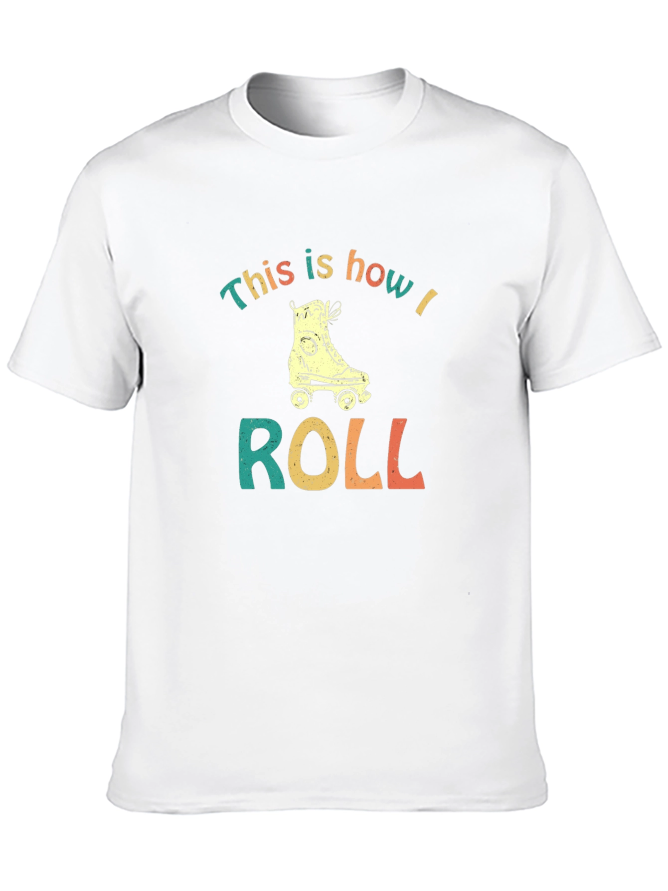 Retro Roller Skate T-Shirt - How I Roll Tee