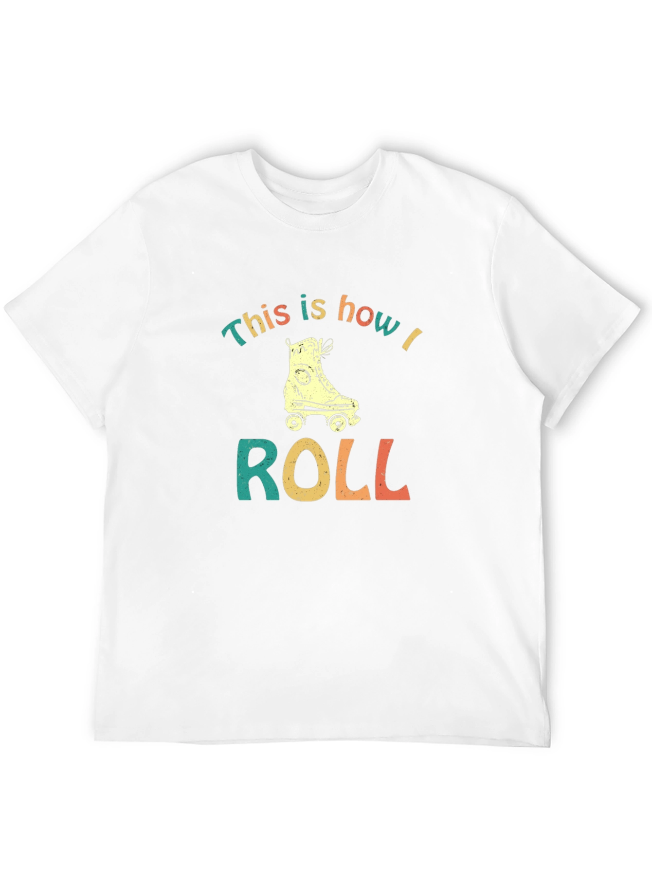 Retro Roller Skate T-Shirt - How I Roll Tee