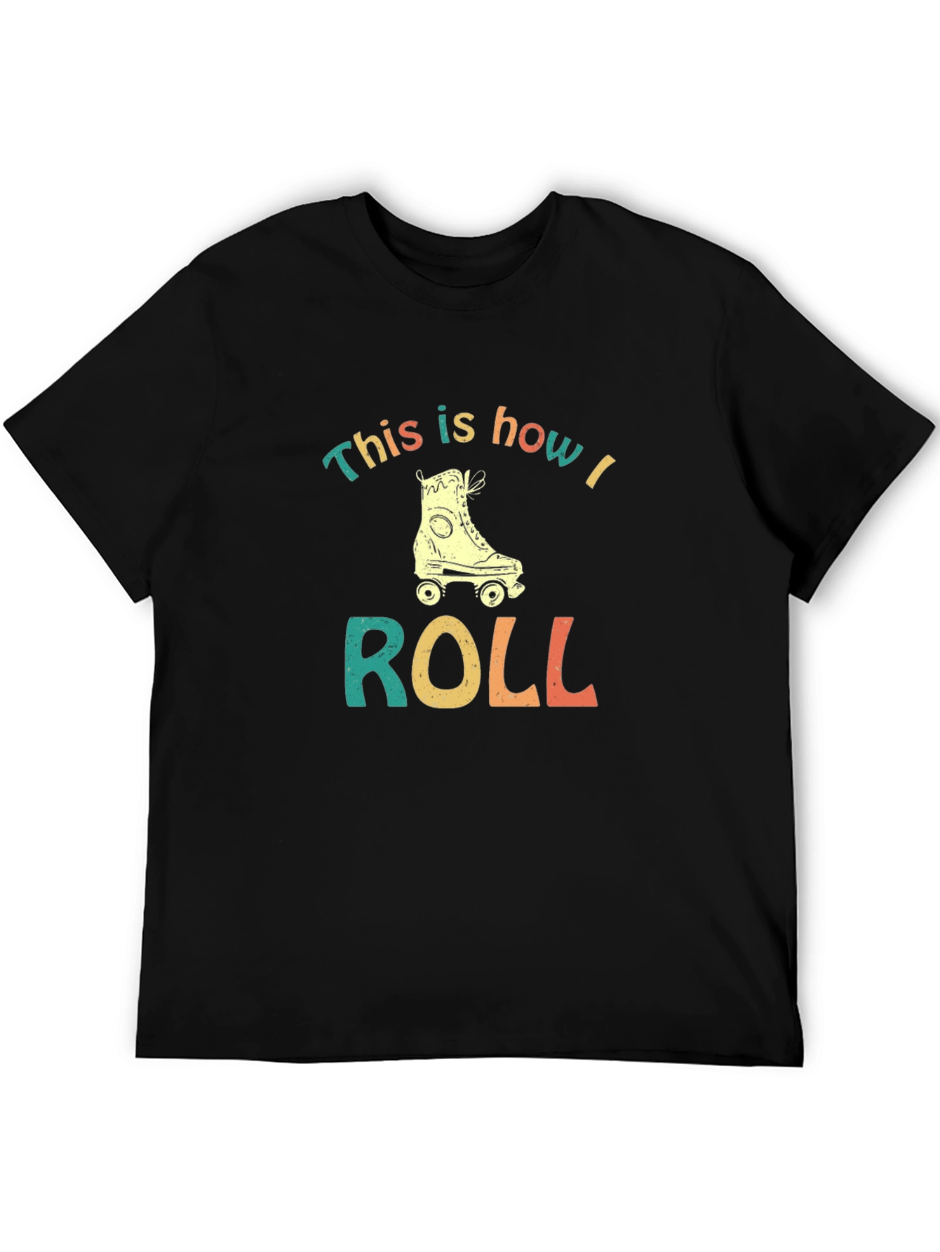 Retro Roller Skate T-Shirt - How I Roll Tee