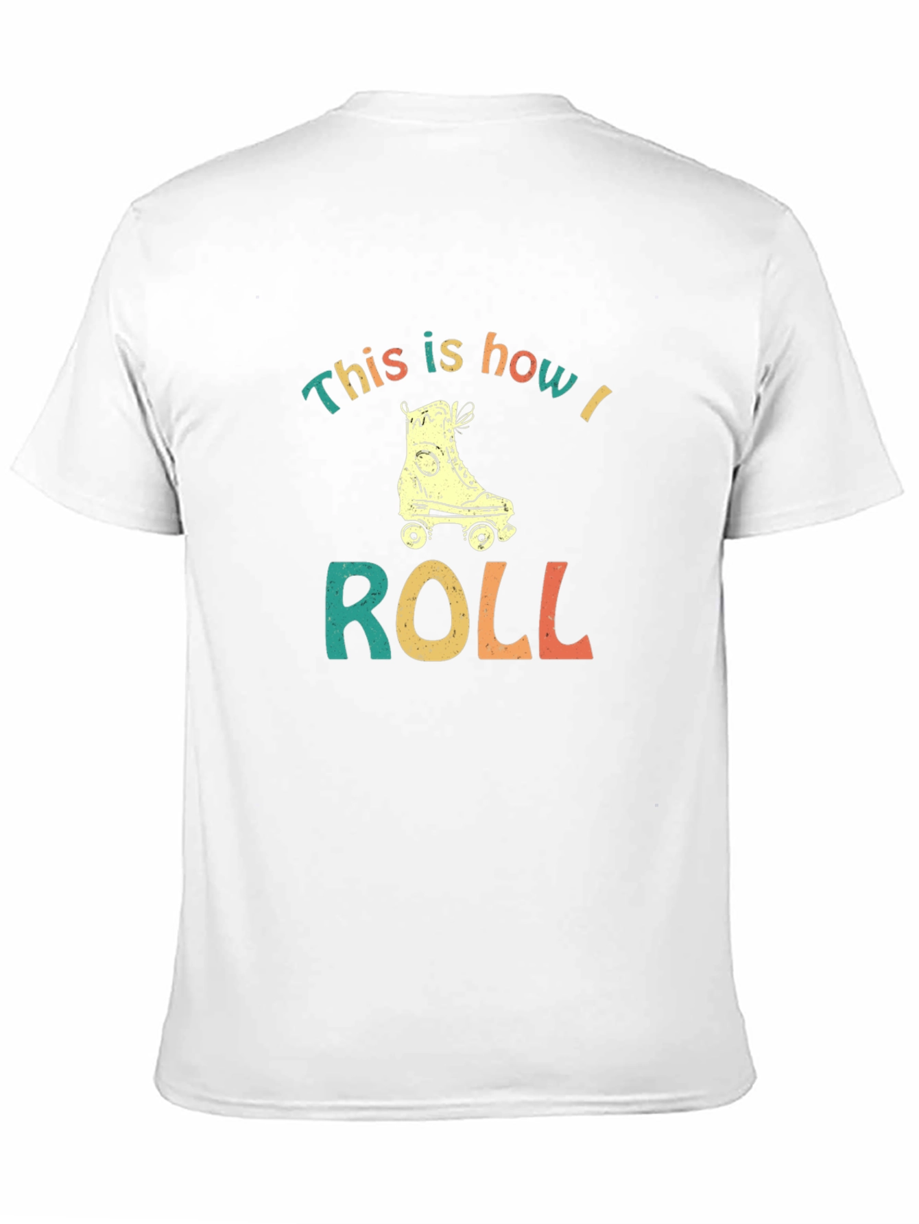 Retro Roller Skate T-Shirt - How I Roll Tee