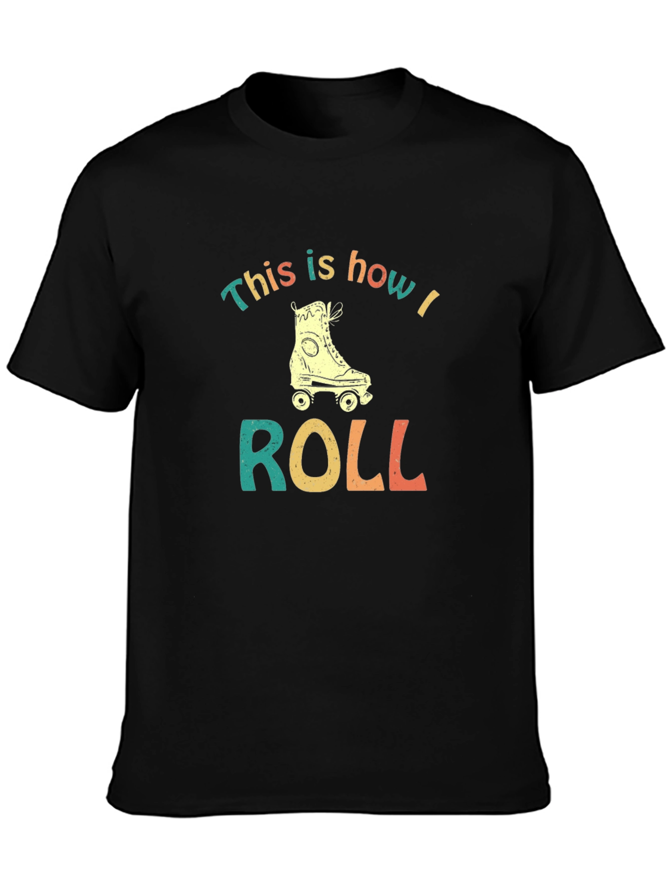 Retro Roller Skate T-Shirt - How I Roll Tee