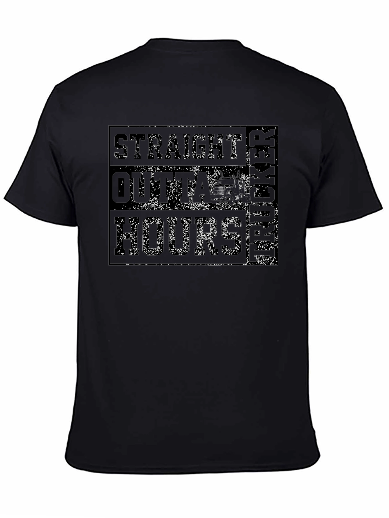 Straight Outta Nursing T-Shirt - Black