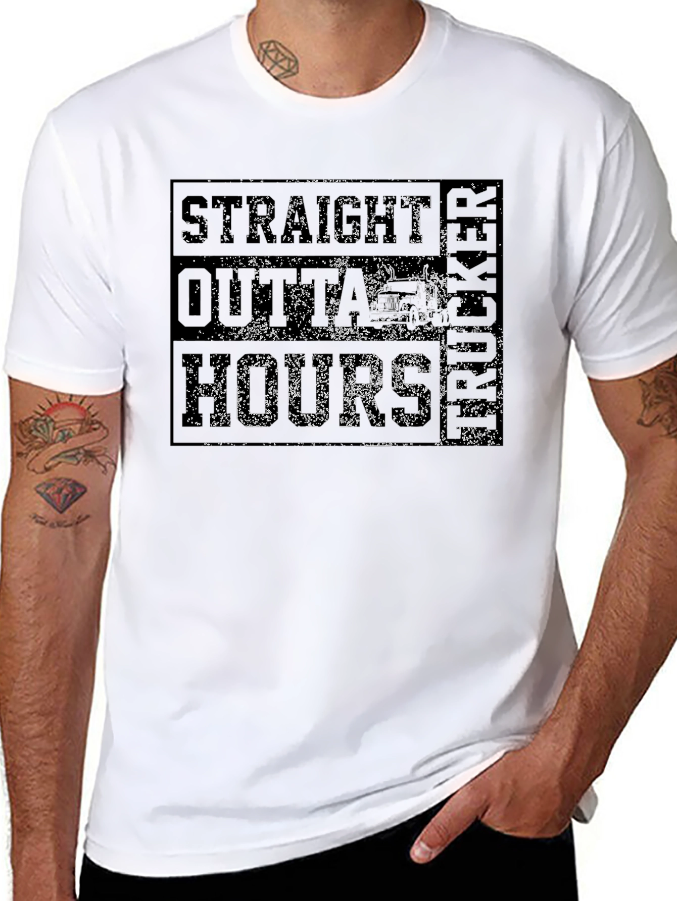 Straight Outta Nursing T-Shirt - Black