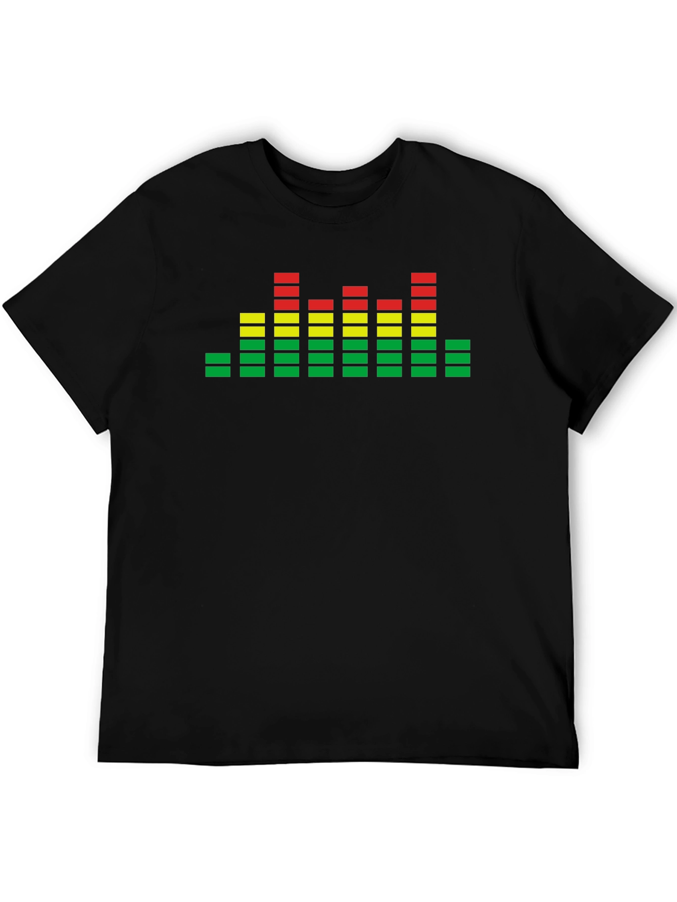 Rasta Equalizer Black T-Shirt Reggae Music Fan Tee