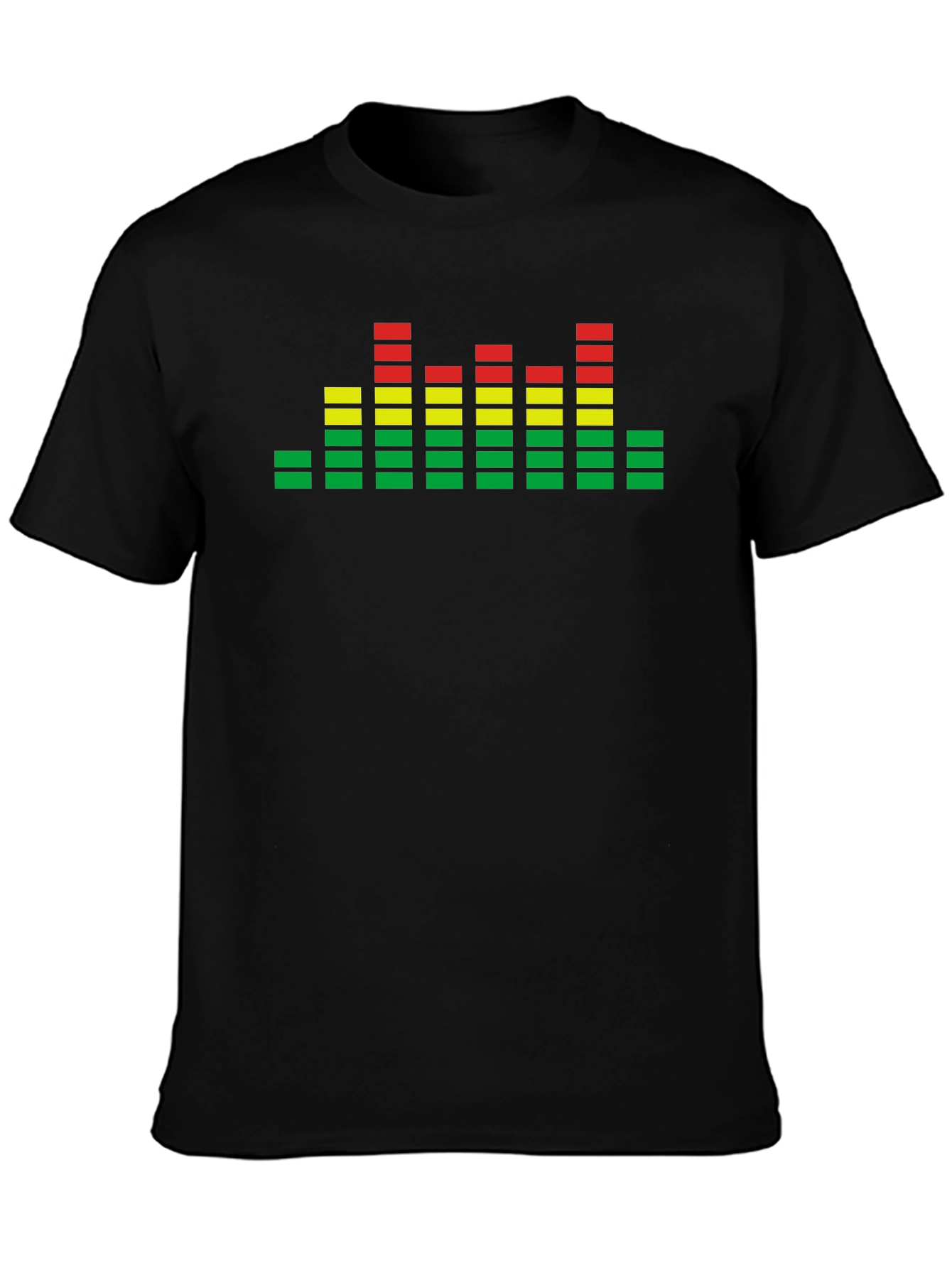 Rasta Equalizer Black T-Shirt Reggae Music Fan Tee