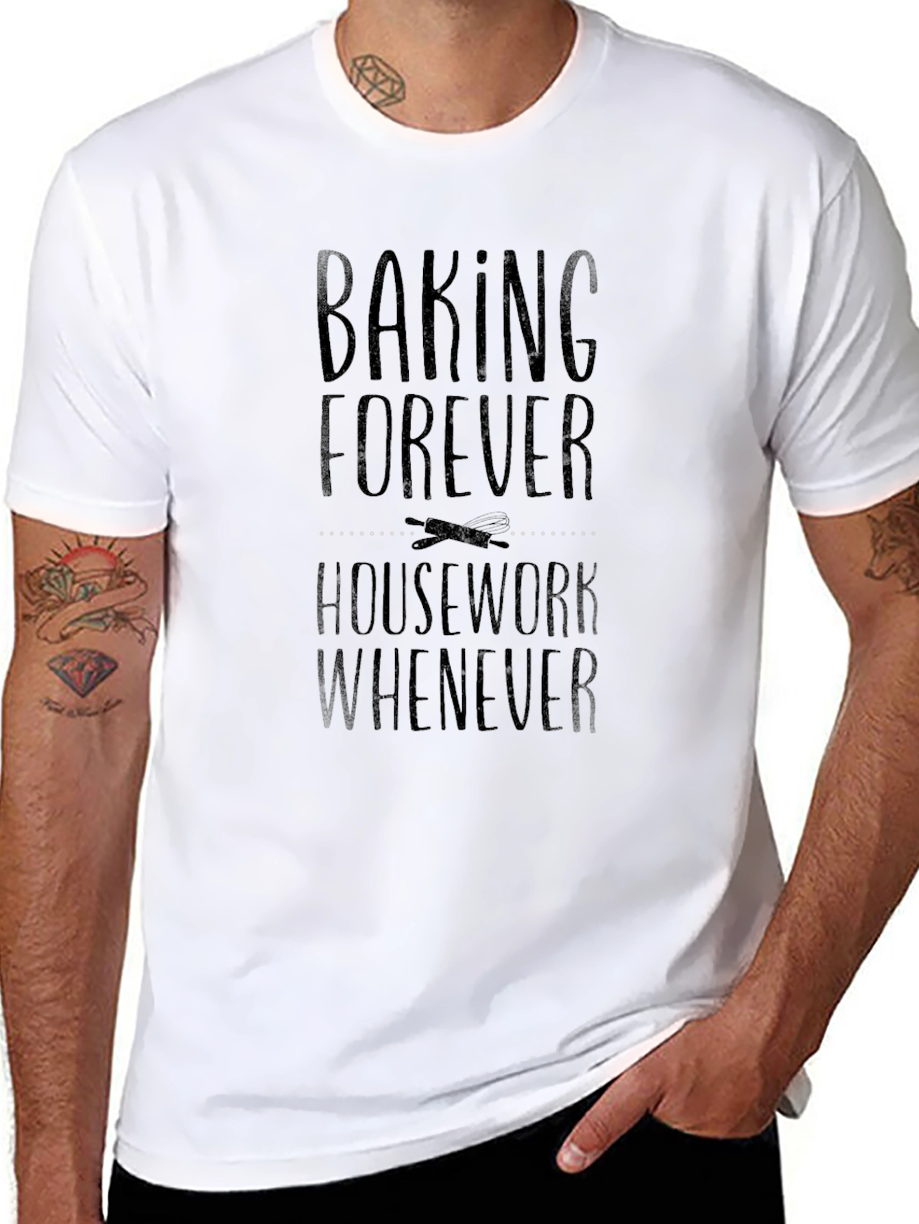 Baking Forever T-Shirt - Funny Bakers Tee