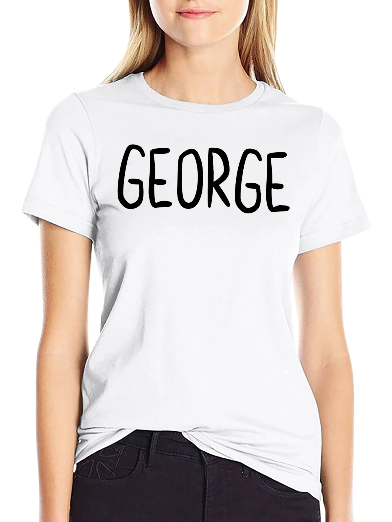 George Black Tee - Personalized Name T-Shirt