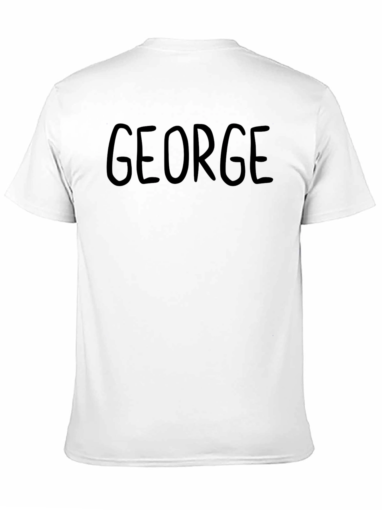 George Black Tee - Personalized Name T-Shirt