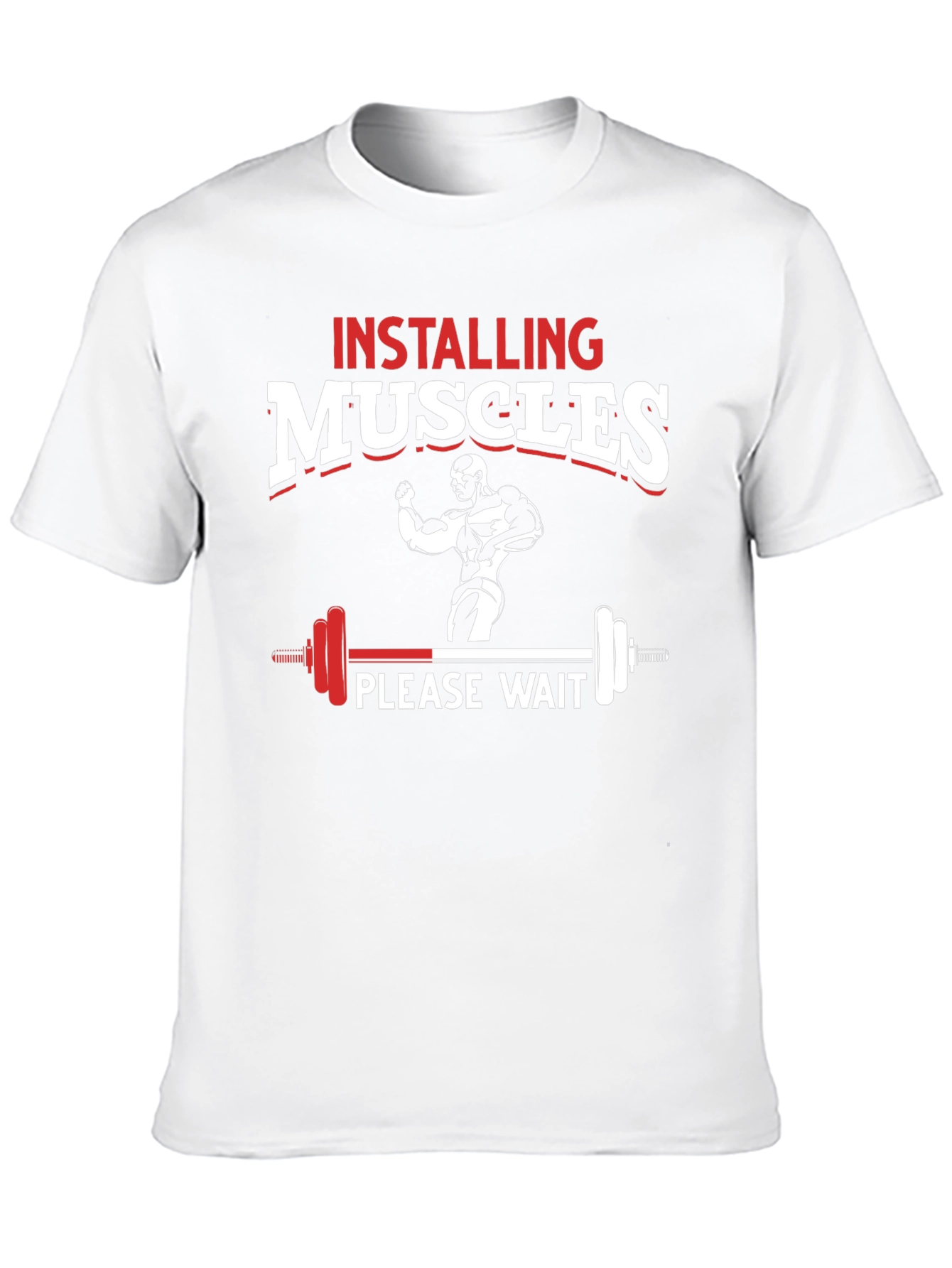 Installing Muscles T-Shirt - Gym Workout Tee