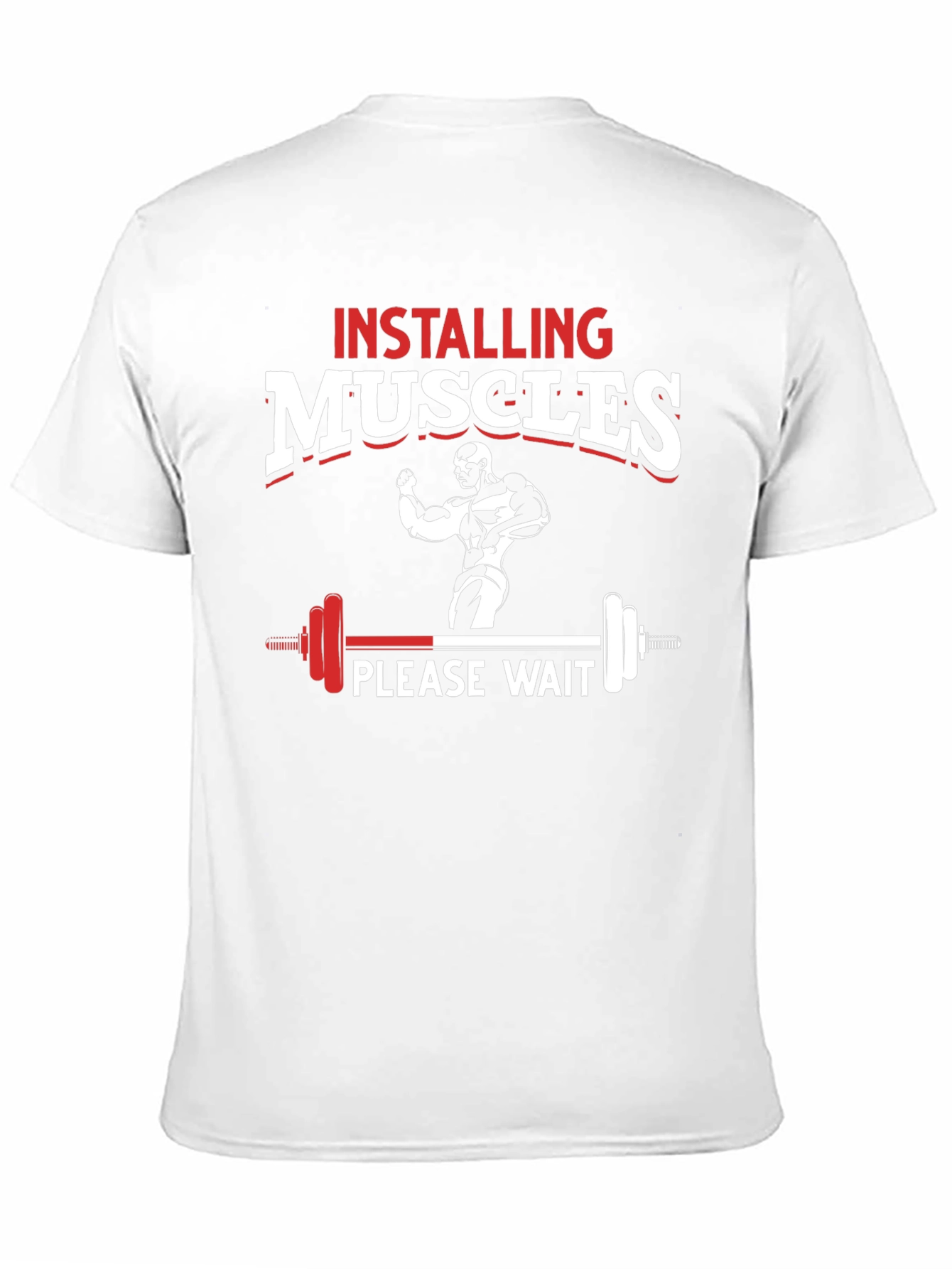 Installing Muscles T-Shirt - Gym Workout Tee