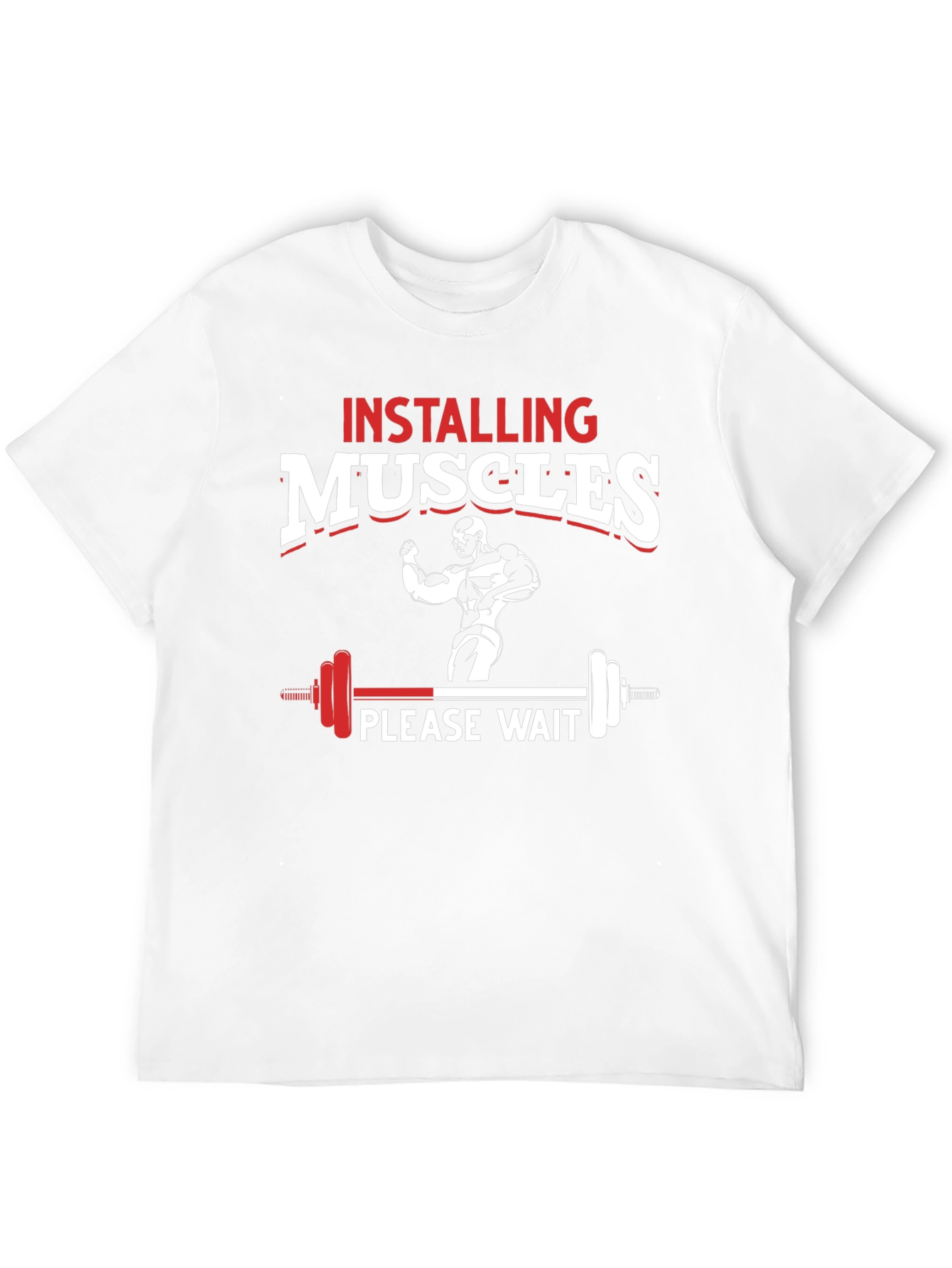 Installing Muscles T-Shirt - Gym Workout Tee