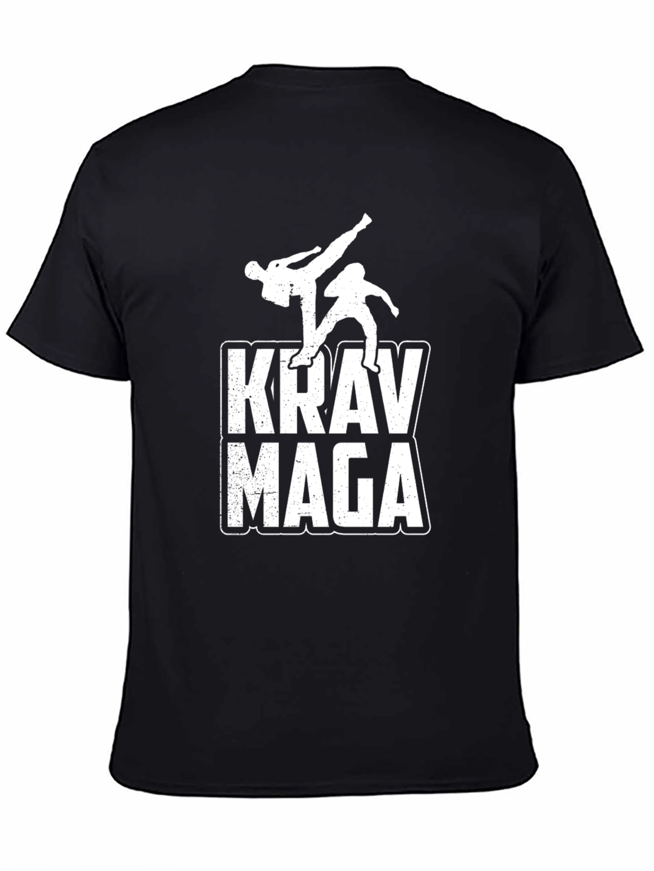 Krav Maga Black T-Shirt Martial Arts Self Defense