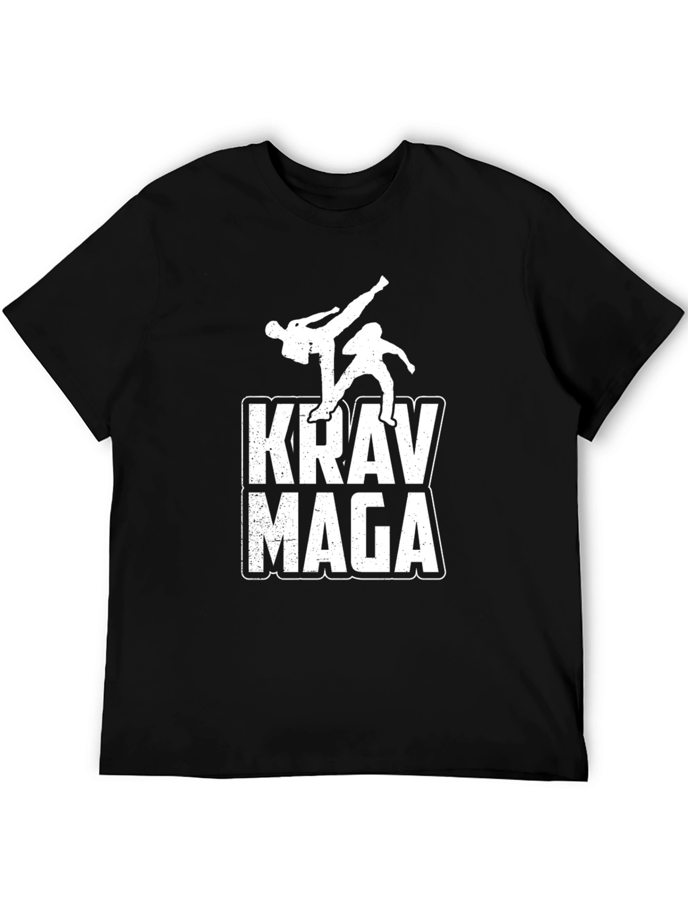 Krav Maga Black T-Shirt Martial Arts Self Defense