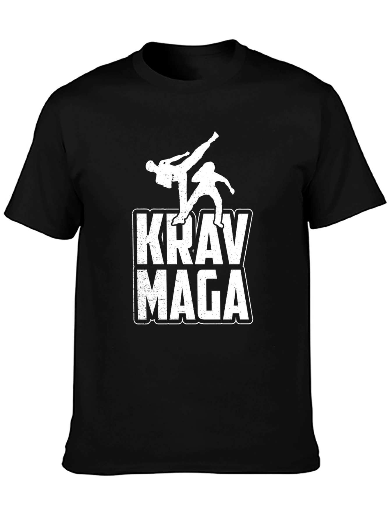 Krav Maga Black T-Shirt Martial Arts Self Defense