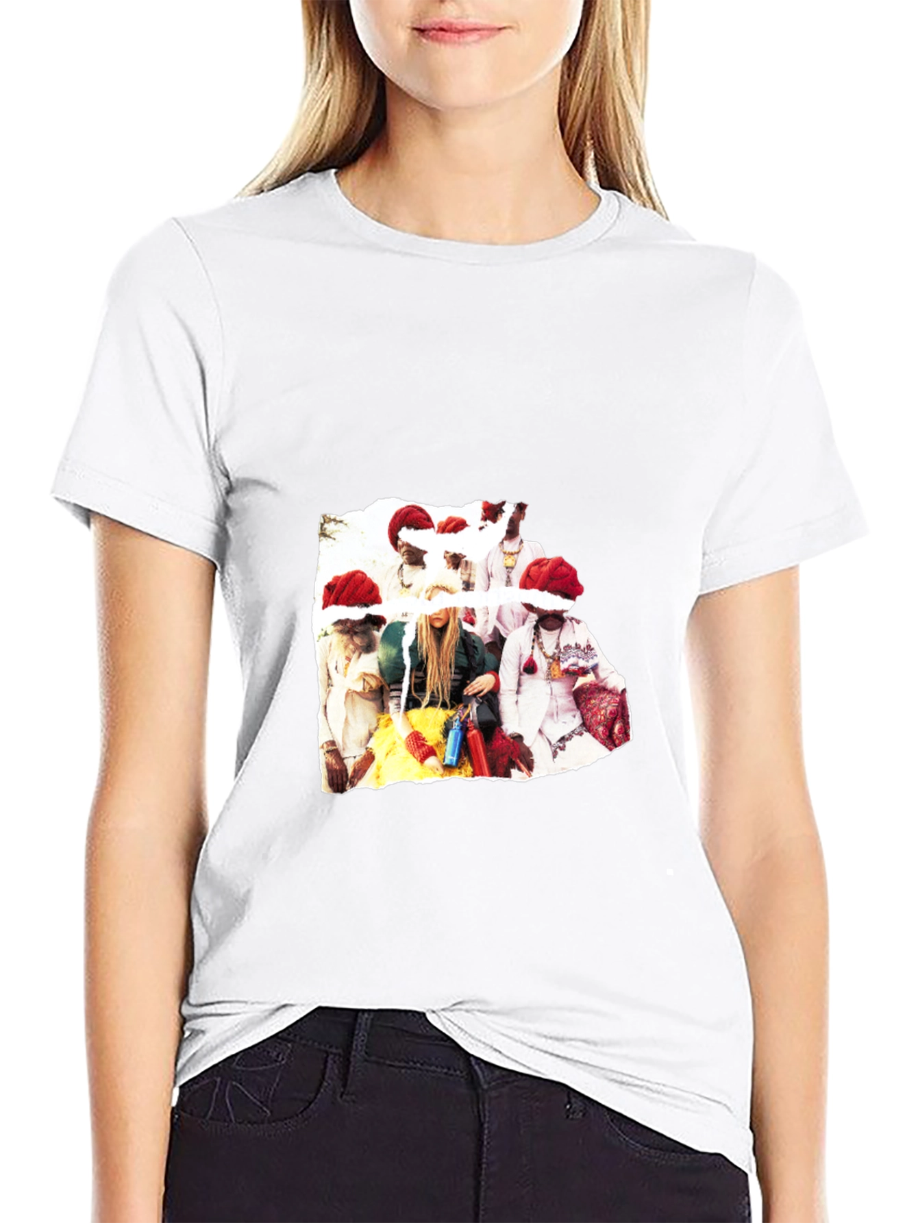 Festive Christmas Crew T-Shirt - Black