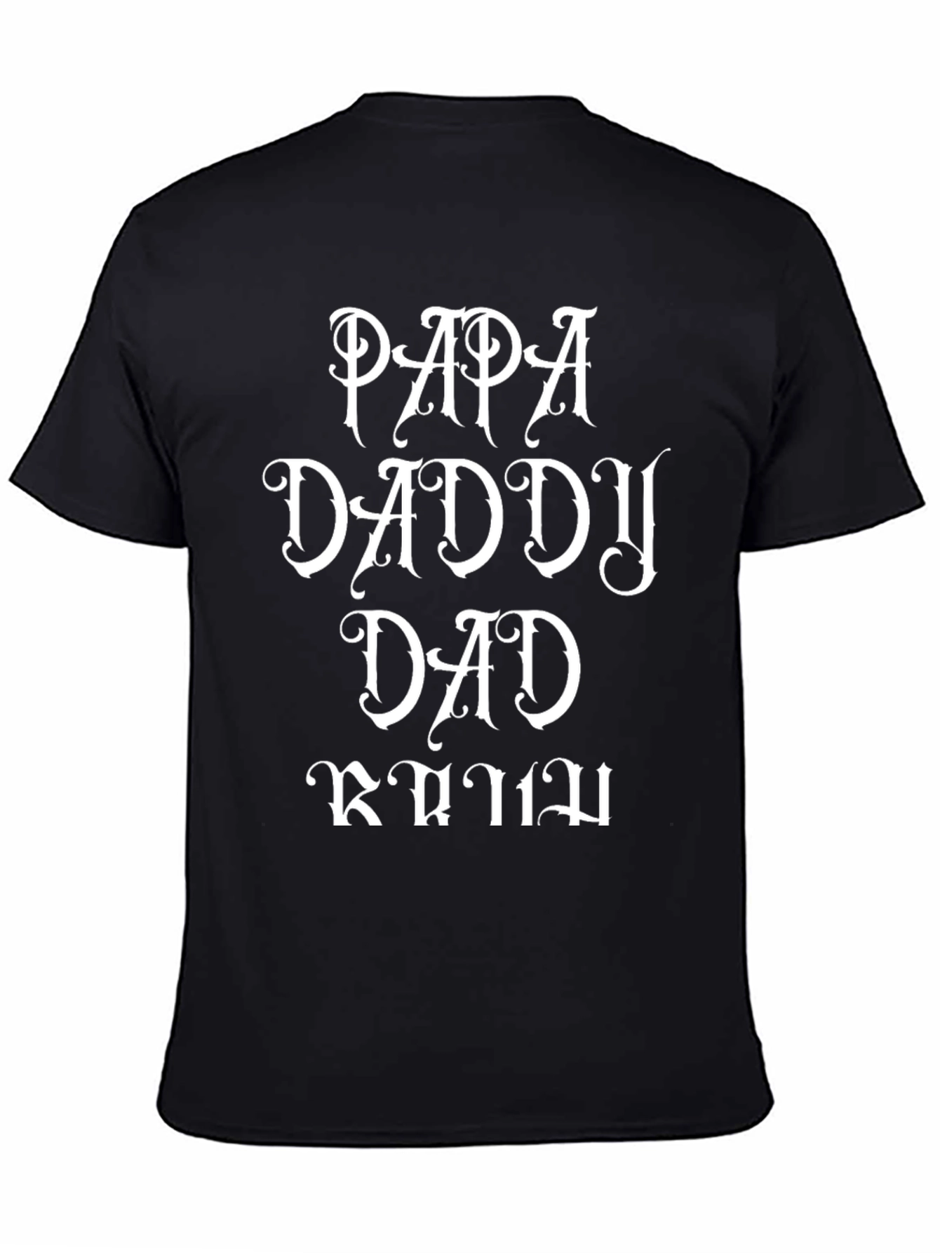 Papa Daddy Dad T-Shirt - Fathers Day Gift