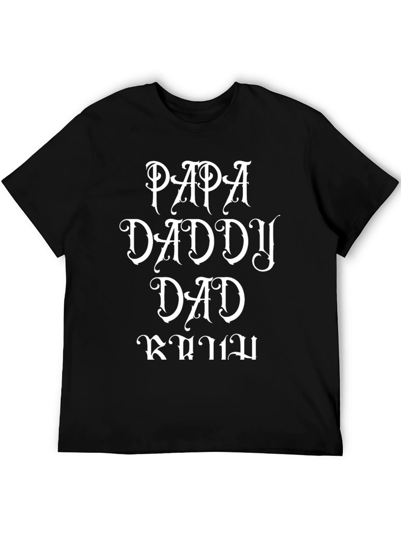 Papa Daddy Dad T-Shirt - Fathers Day Gift