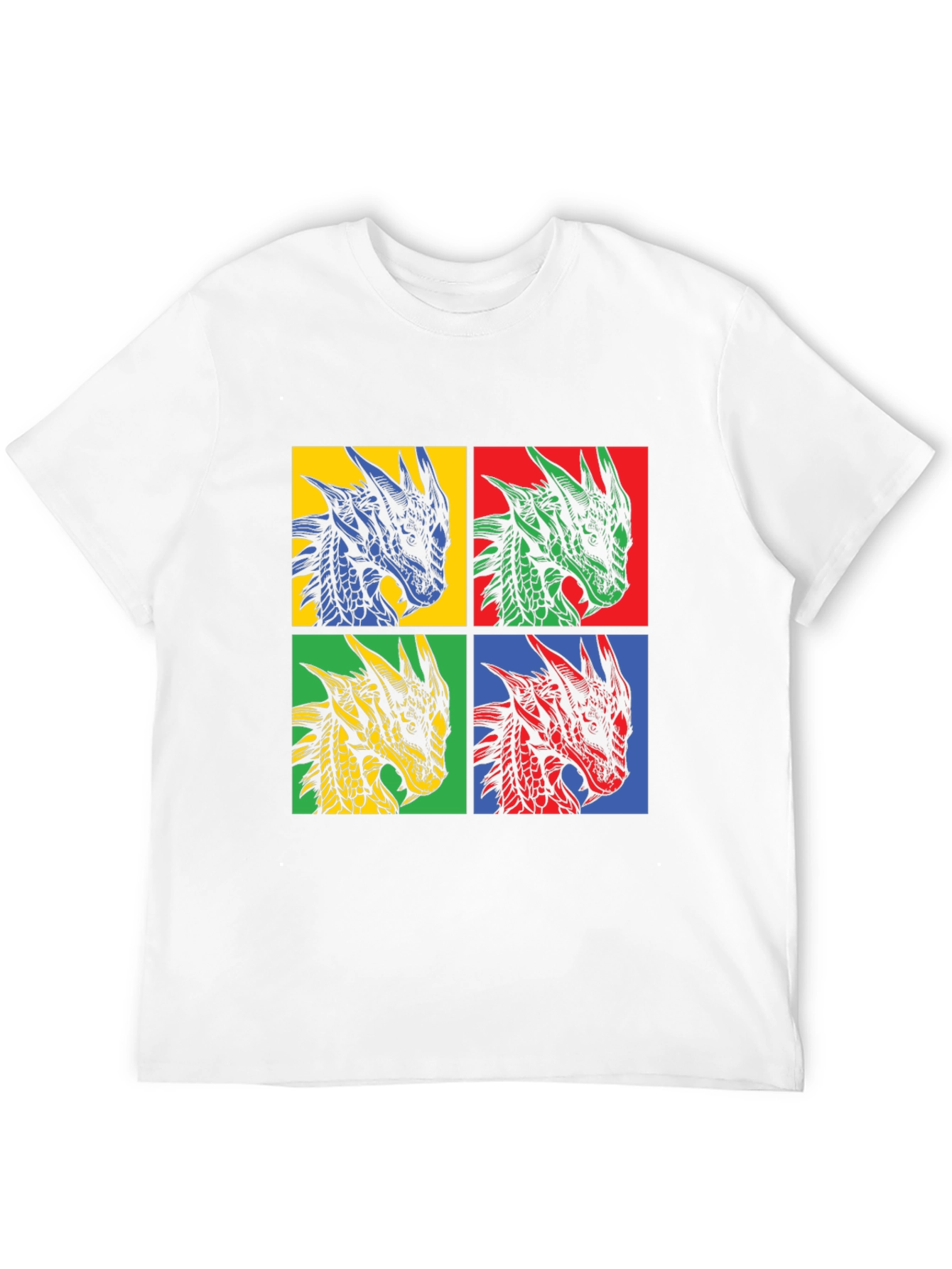 Dragon Pop Art T-Shirt - Bold & Unique Design