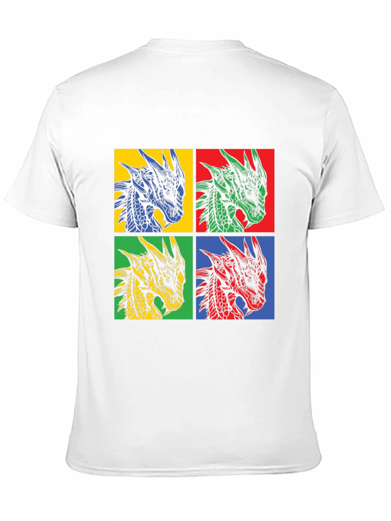 Dragon Pop Art T-Shirt - Bold & Unique Design