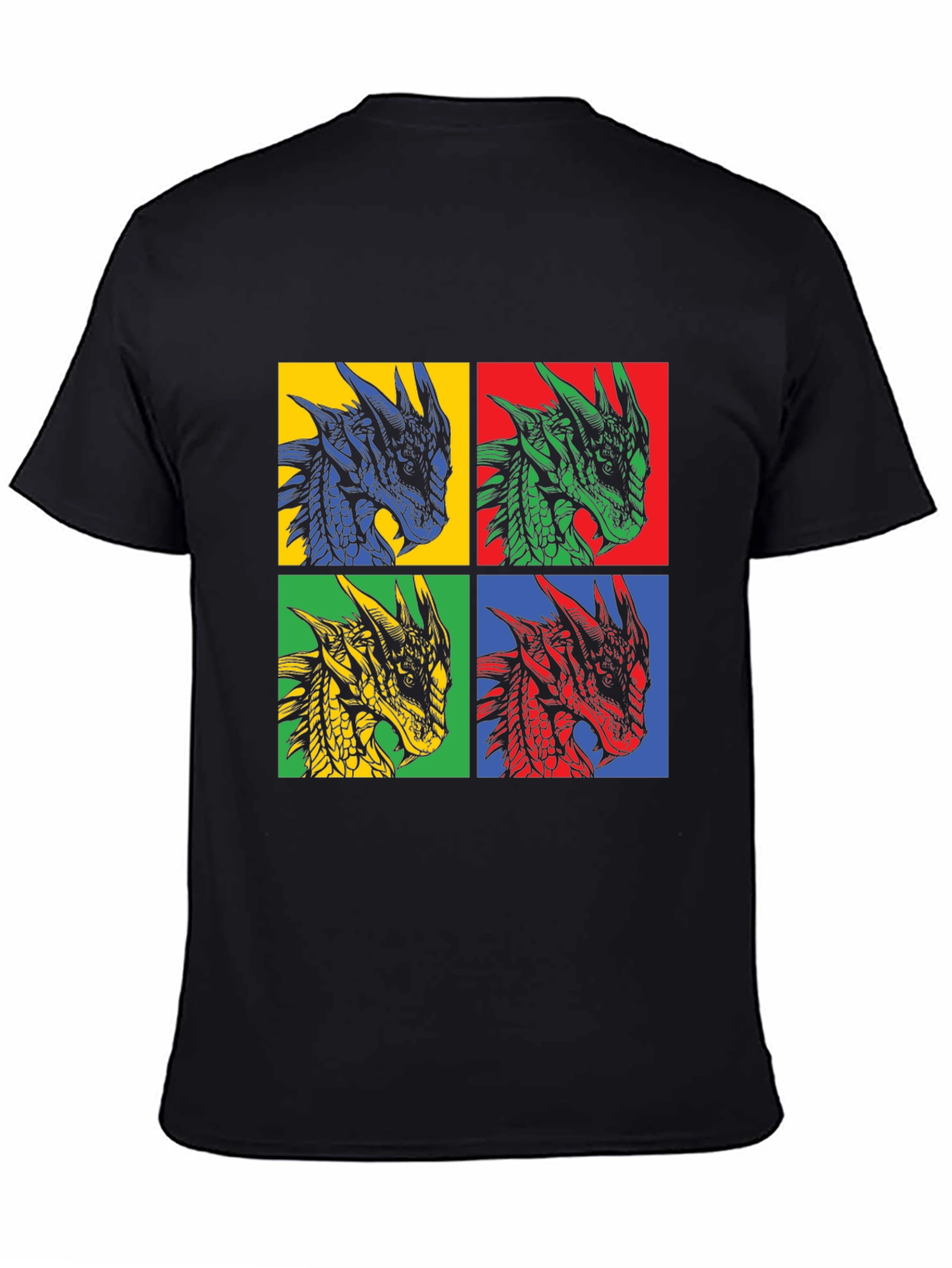 Dragon Pop Art T-Shirt - Bold & Unique Design