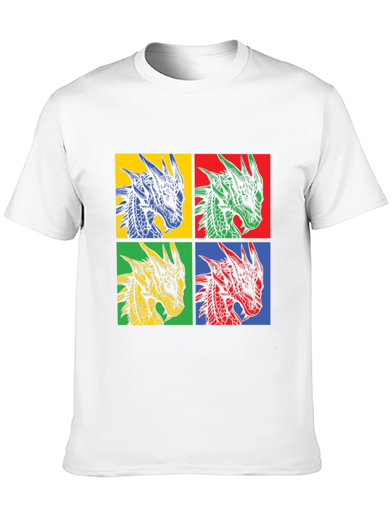 Dragon Pop Art T-Shirt - Bold & Unique Design