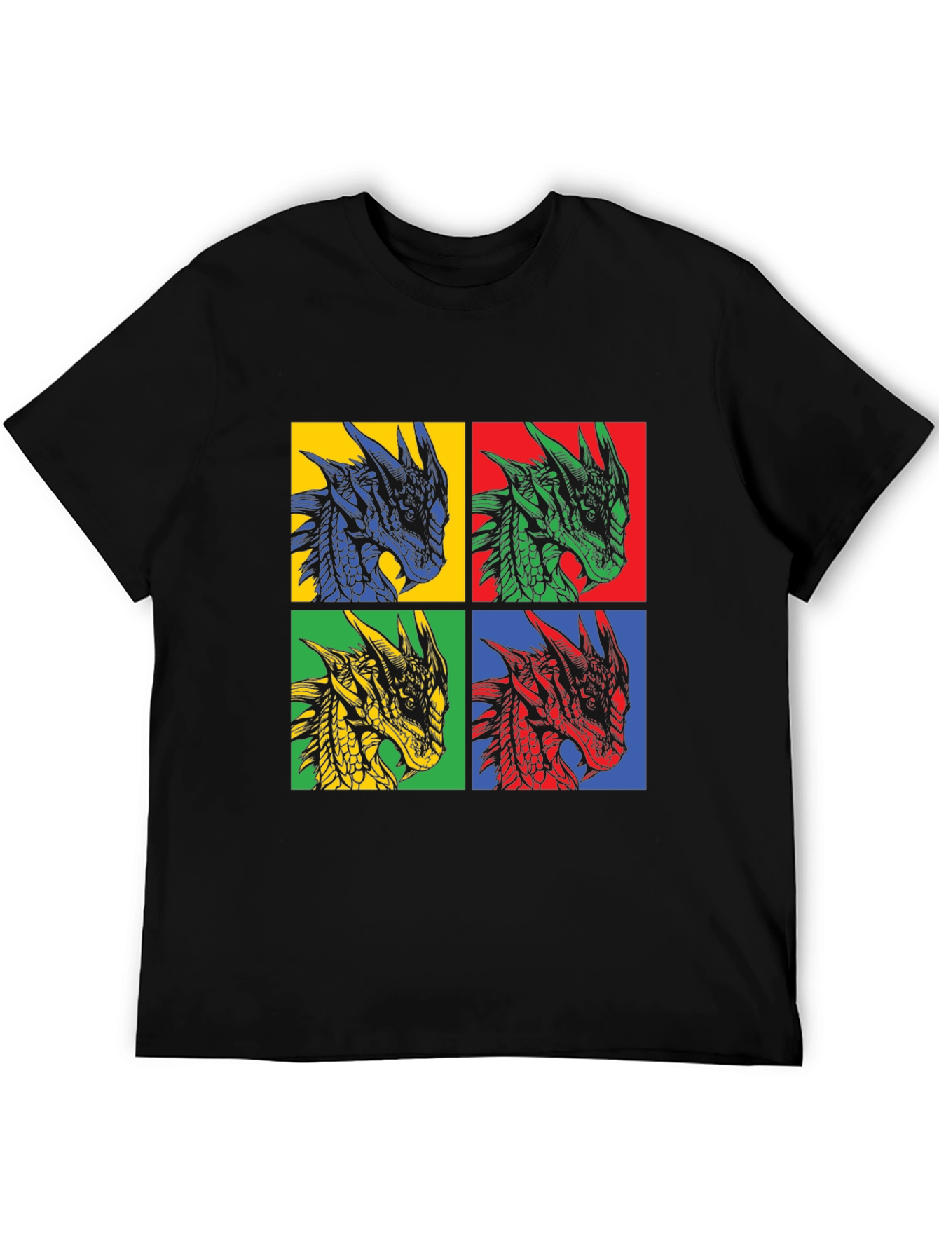 Dragon Pop Art T-Shirt - Bold & Unique Design