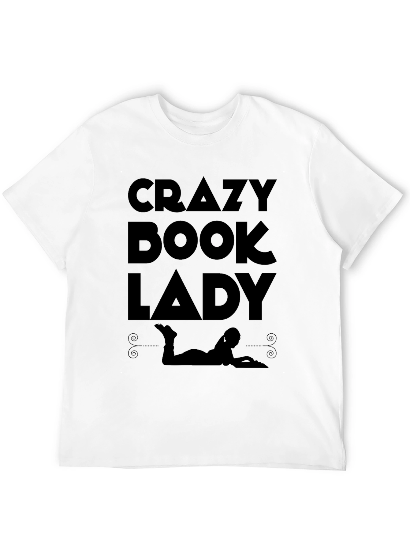 Crazy Book Lady Graphic Tee