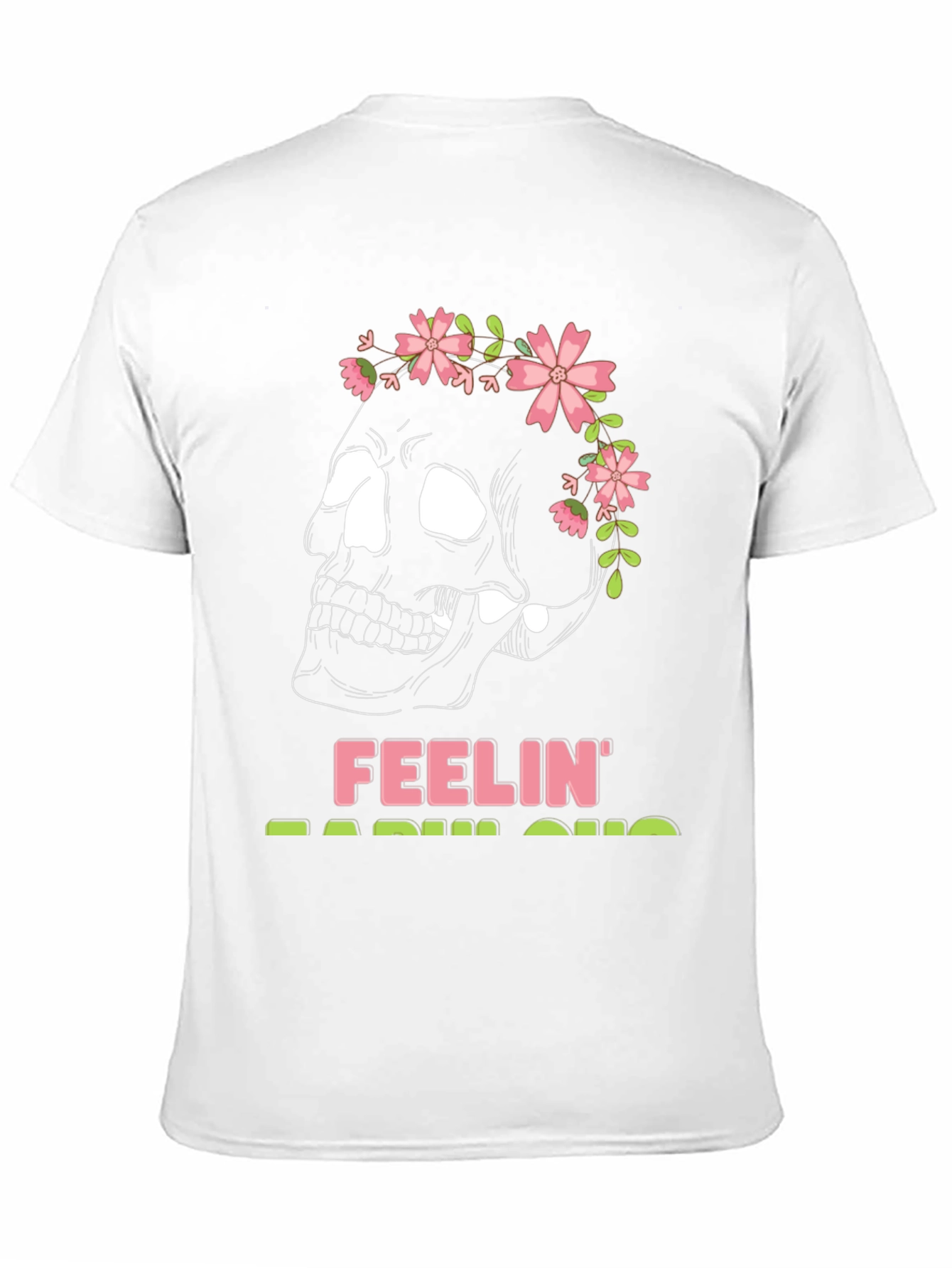 Feelin Radish-ous Skull Graphic Tee - Black