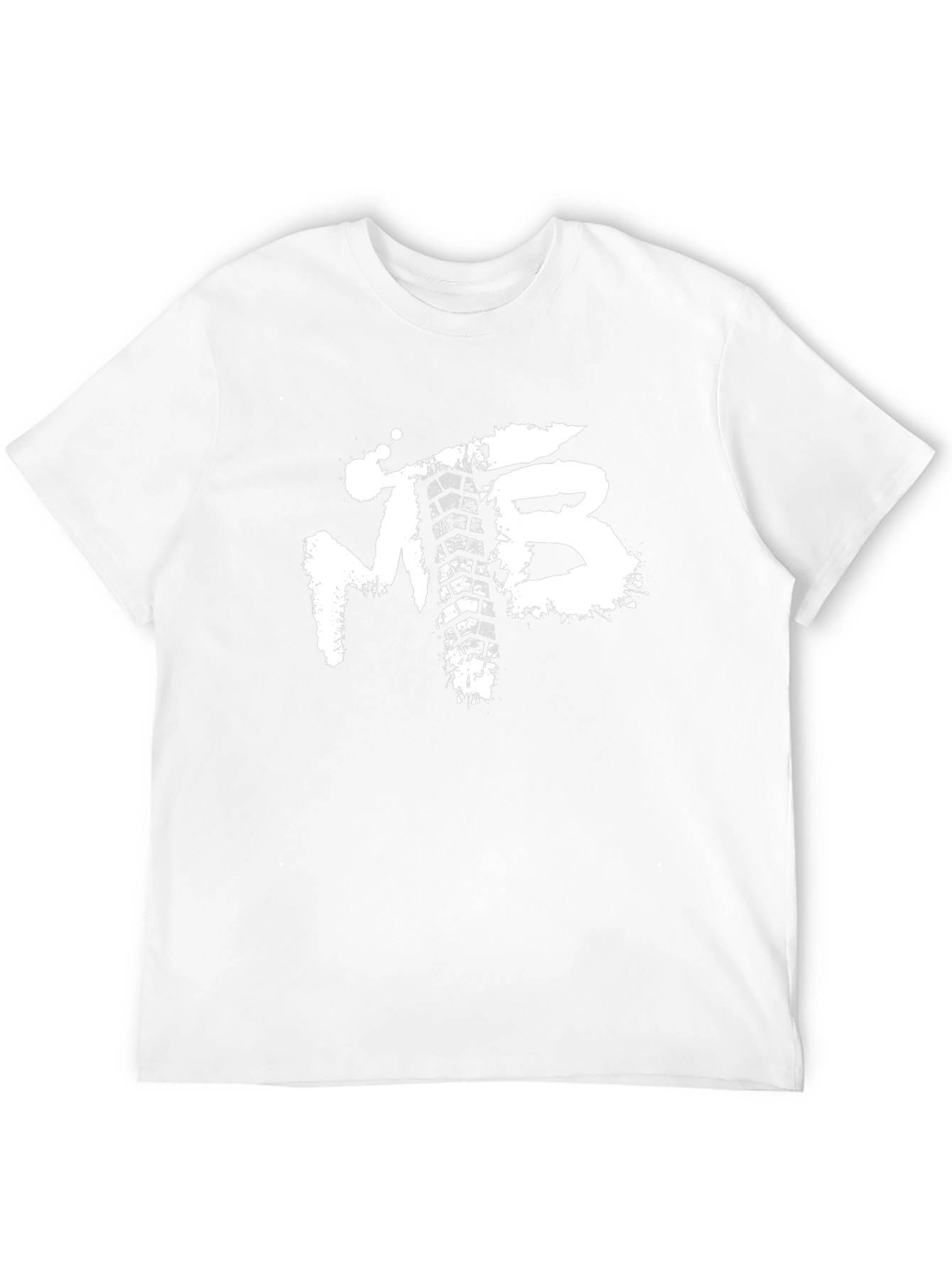 MTB Tire Track T-Shirt - Black