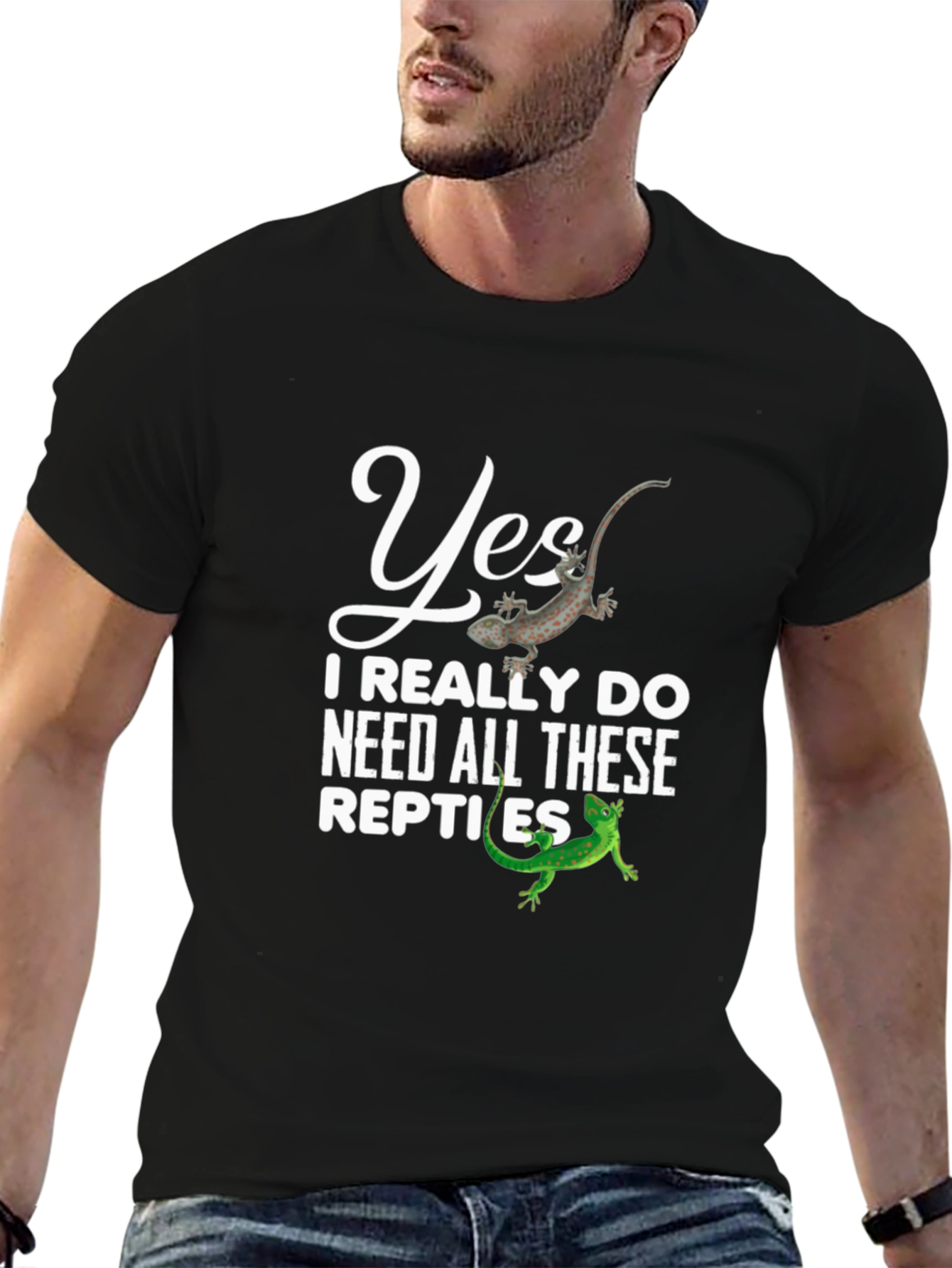 Reptile Lover T-Shirt - Need All These Reptiles