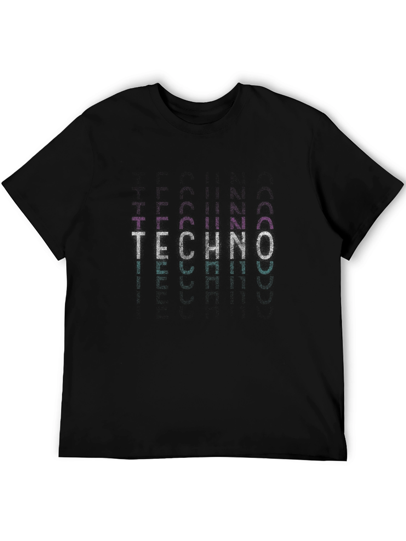 Techno Reflect Graphic Tee - Unisex Crew Neck