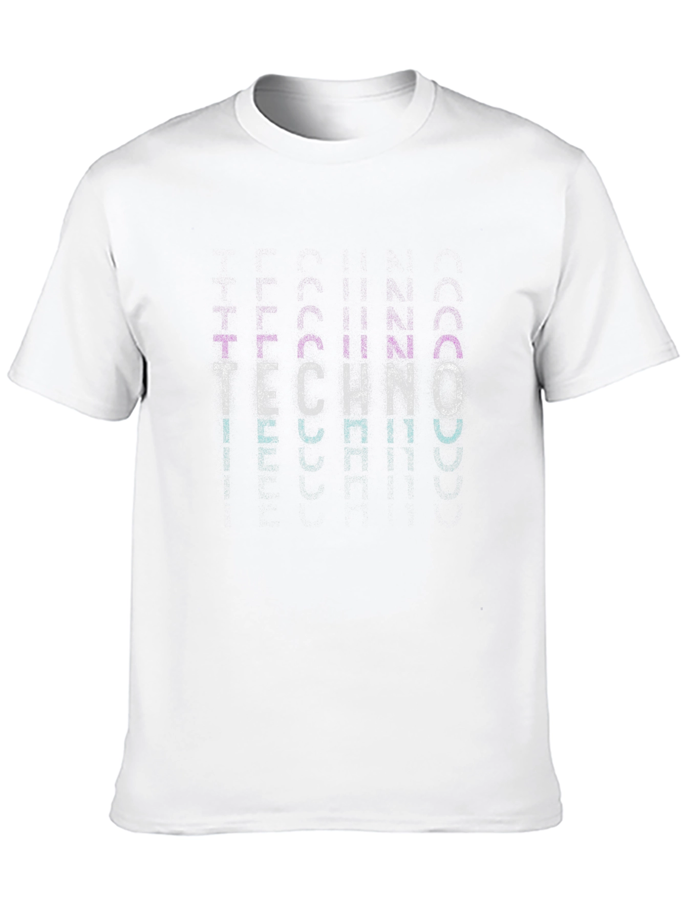 Techno Reflect Graphic Tee - Unisex Crew Neck