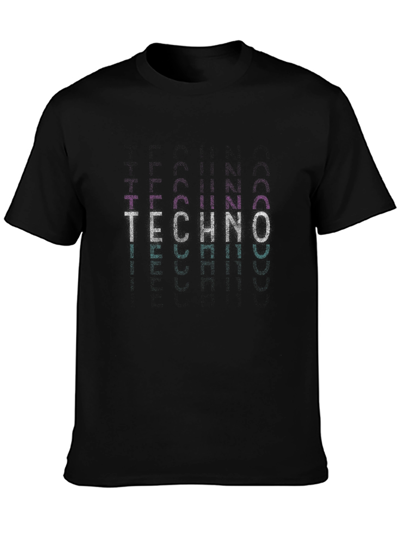 Techno Reflect Graphic Tee - Unisex Crew Neck