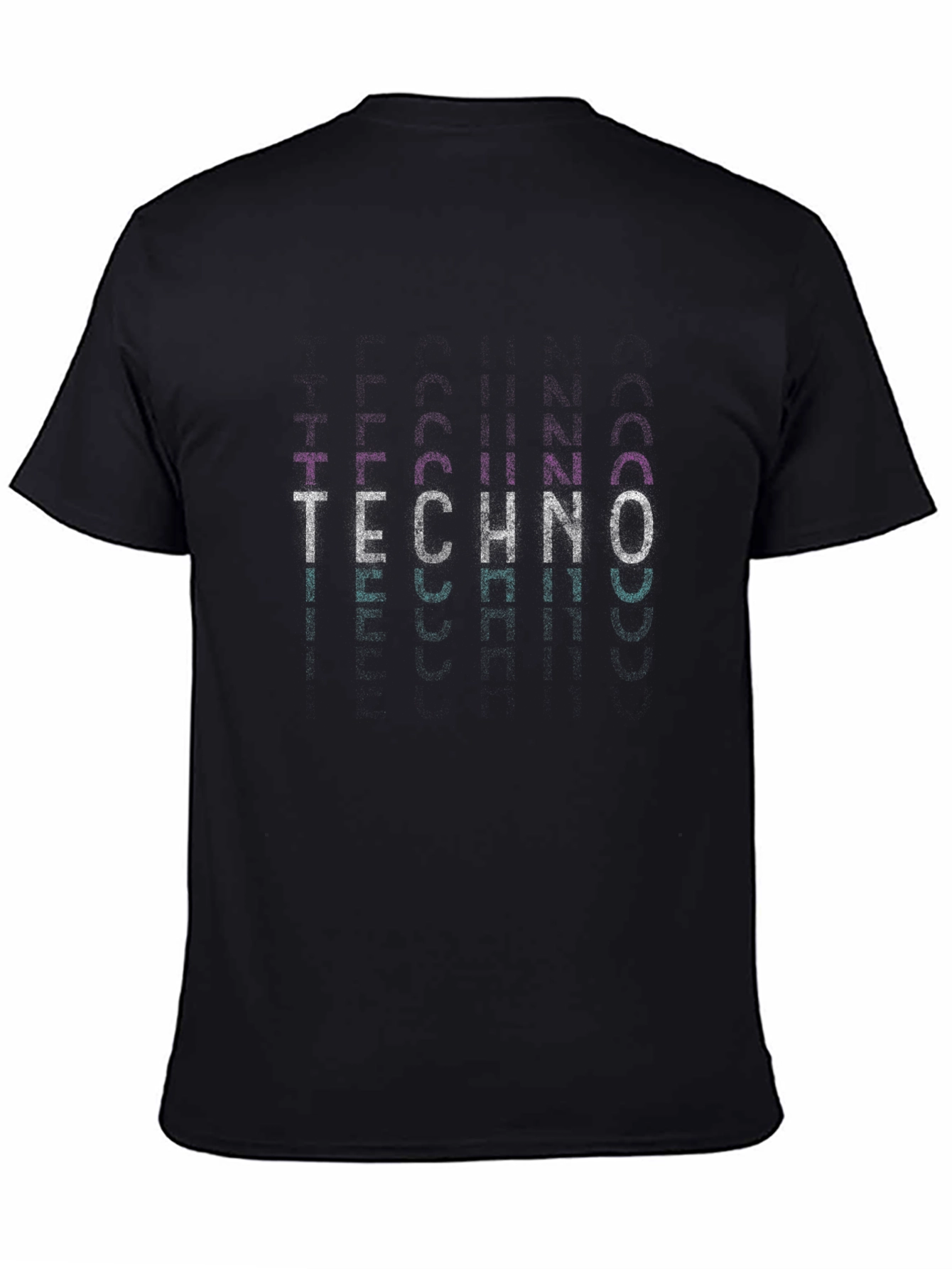 Techno Reflect Graphic Tee - Unisex Crew Neck