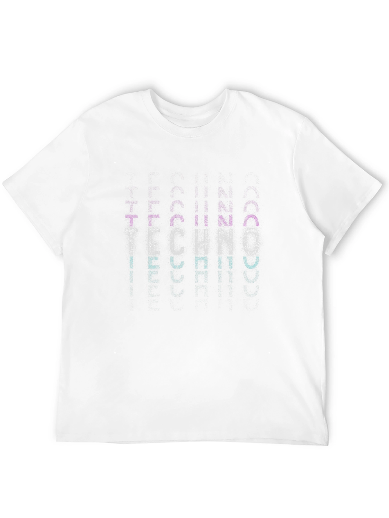 Techno Reflect Graphic Tee - Unisex Crew Neck