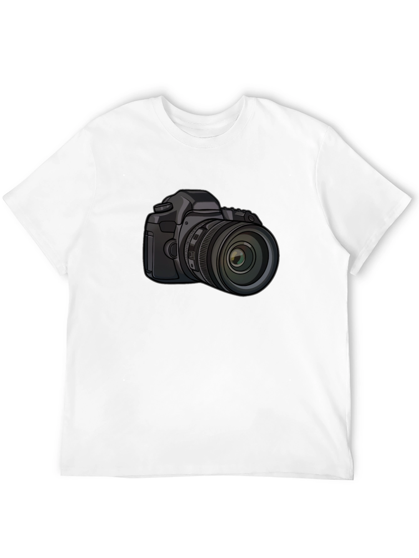DSLR Camera Graphic Black T-Shirt - Photography Enthusiast