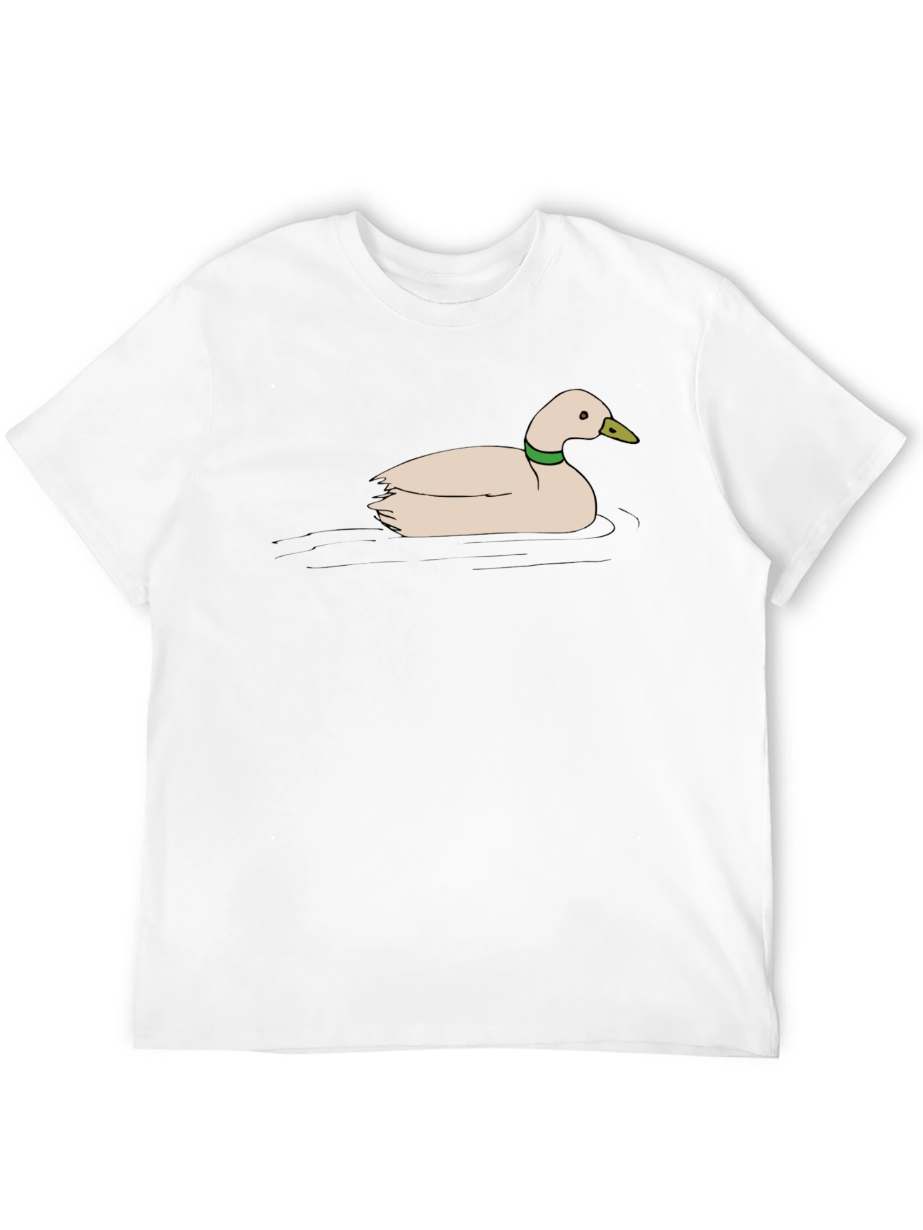 Duck Graphic Tee - Black Cotton T-Shirt