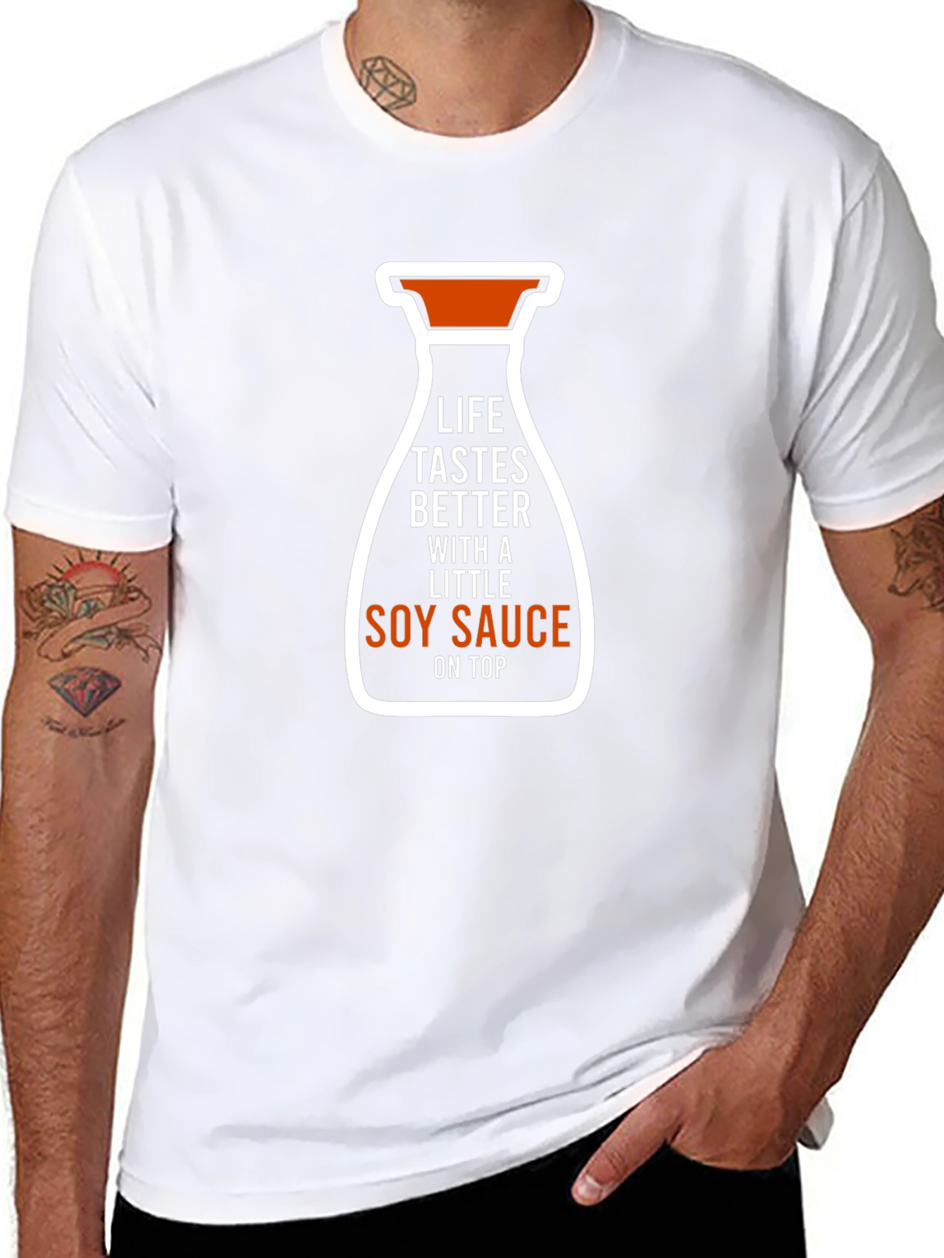 Soy Sauce T-Shirt - Life Tastes Better Funny Tee