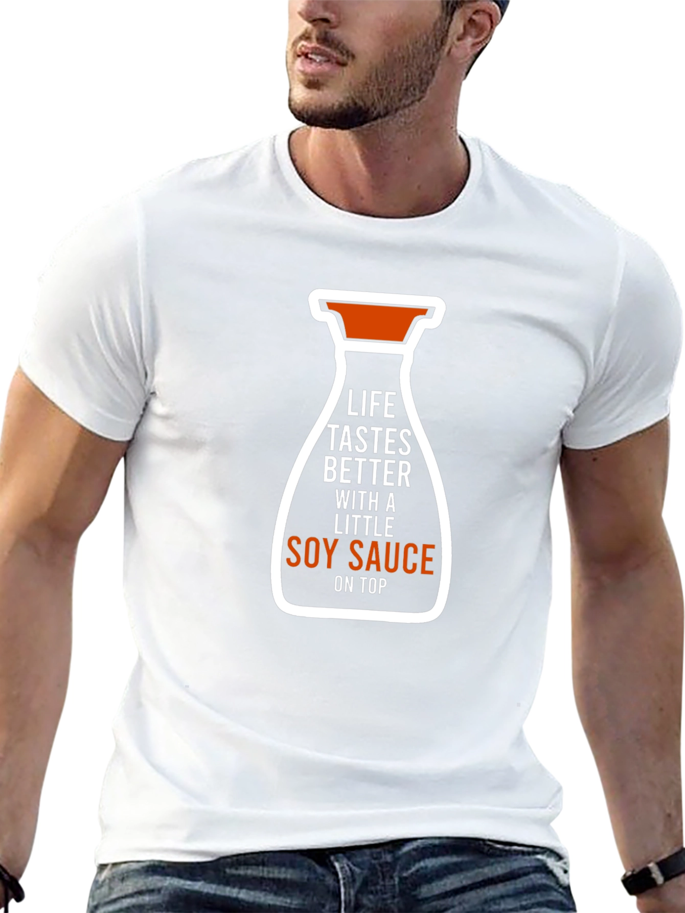 Soy Sauce T-Shirt - Life Tastes Better Funny Tee