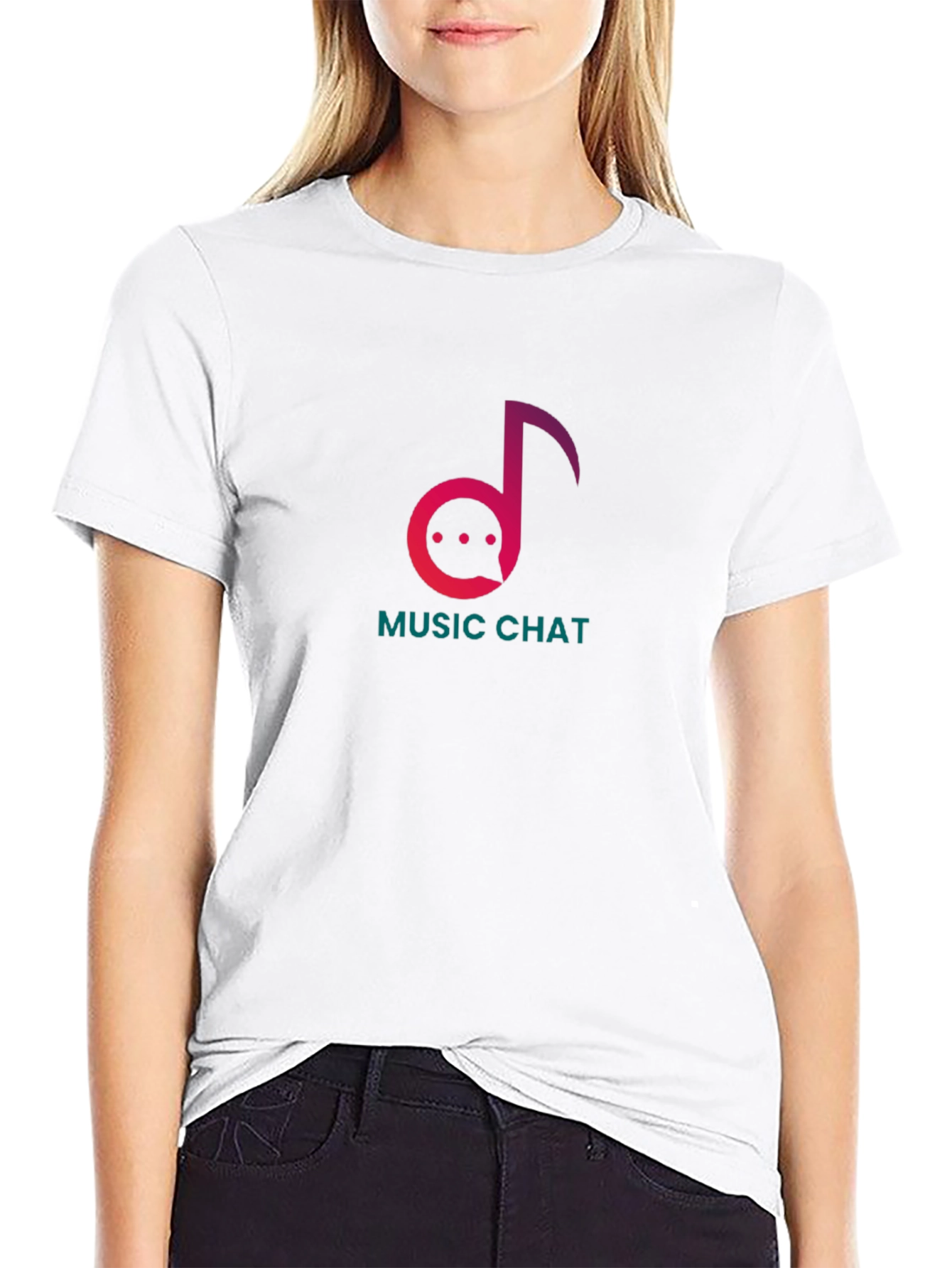 Music Chat Graphic Tee - Trendy Musician T-Shirt