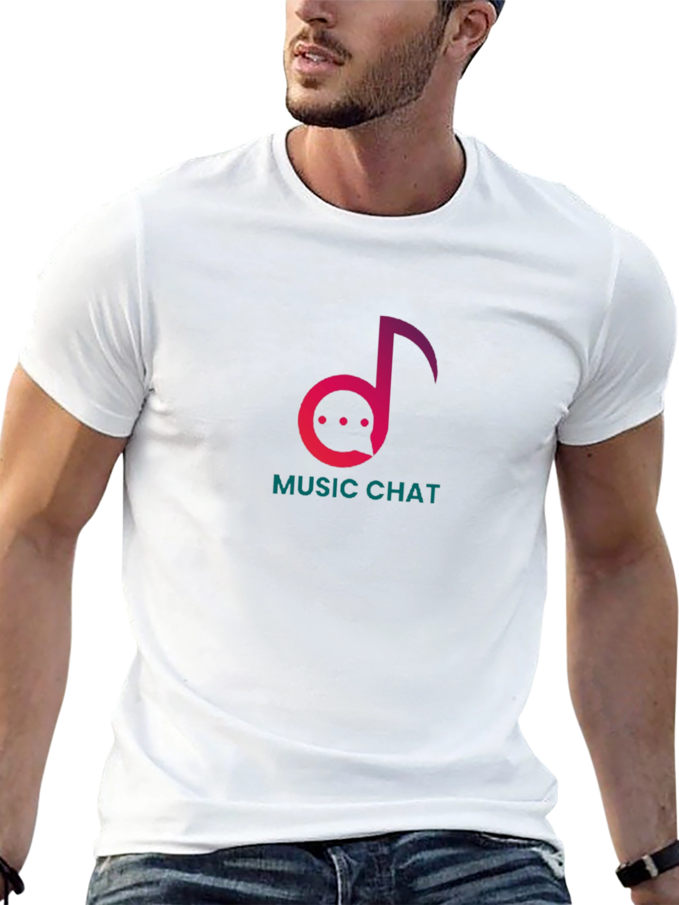 Music Chat Graphic Tee - Trendy Musician T-Shirt