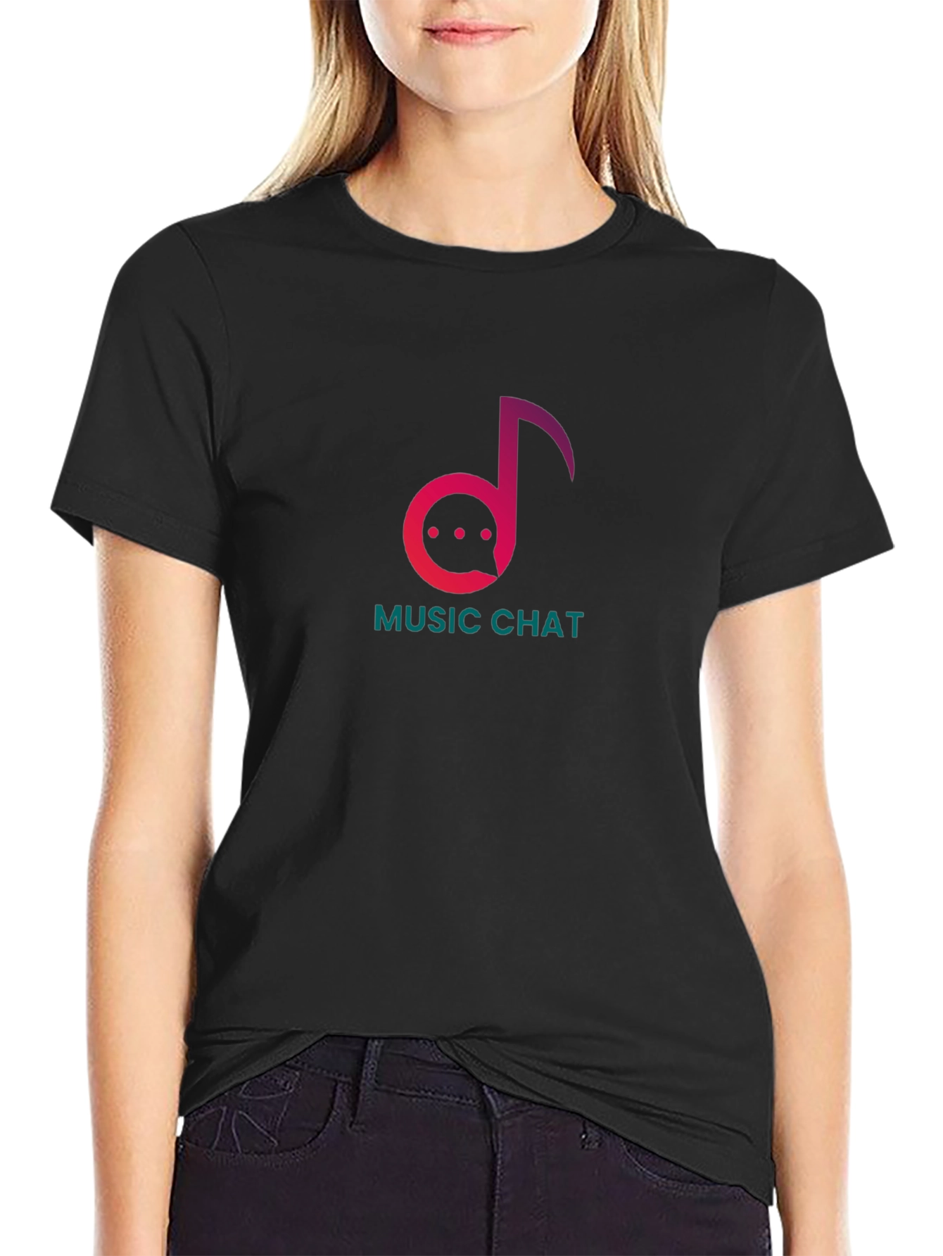 Music Chat Graphic Tee - Trendy Musician T-Shirt